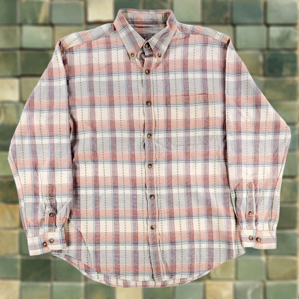 The Territory Ahead Territory Ahead Shirt Button-Down Plaid Southwest Pattern Long Sleeve Mens L Multicolor Size US L / EU 52-54 / 3 - 1 Thumbnail