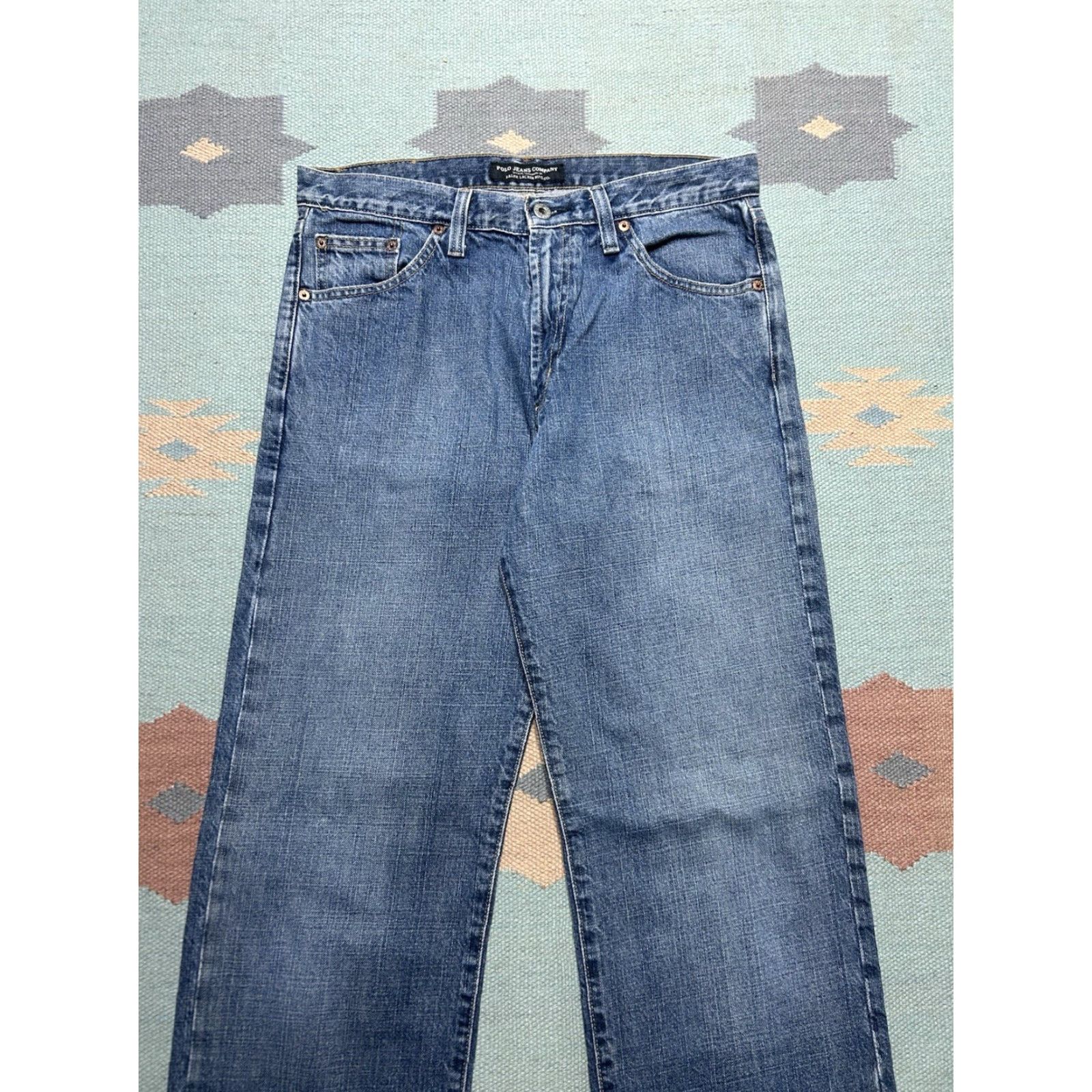 Ralph Lauren VINTAGE Ralph Lauren Jeans Hayden Relaxed Fit Straight Blue 32x32 Mens Denim Jeans Size US 32 / EU 48 - 3 Thumbnail