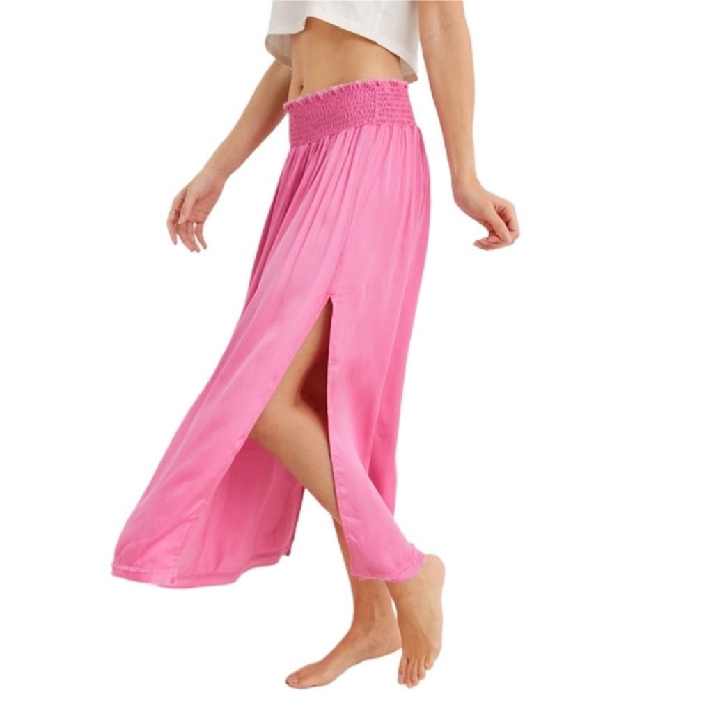Aries AERIE SHINE Satin MIDI SKIRT Lady’s Size XS NWT Size 26" / US 2 / IT 38 - 2 Thumbnail