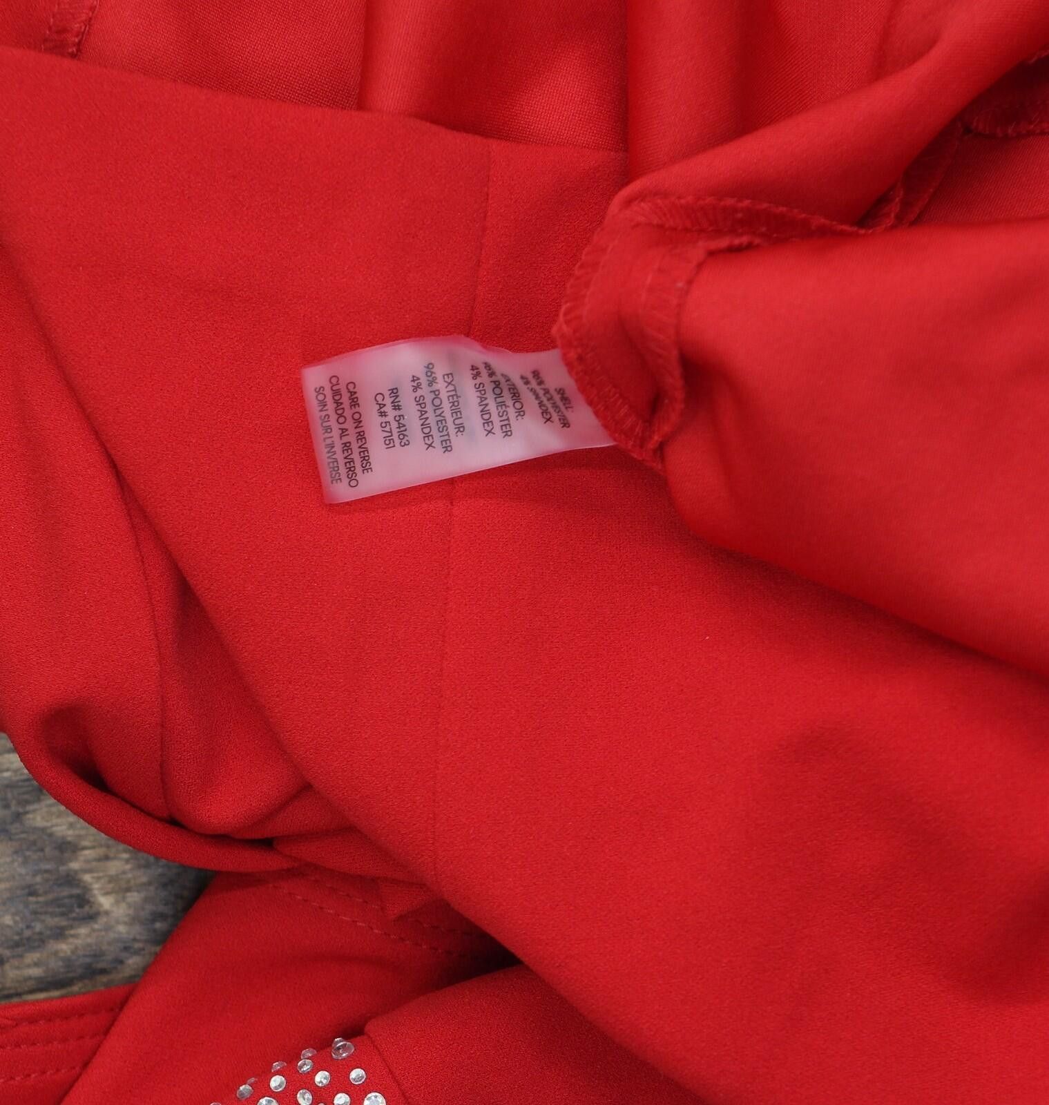 Calvin Klein Calvin Klein Bell Sleeve Back Zip Dress Cd4cc3d8 Red 6 Size M / US 6-8 / IT 42-44 - 6 Thumbnail