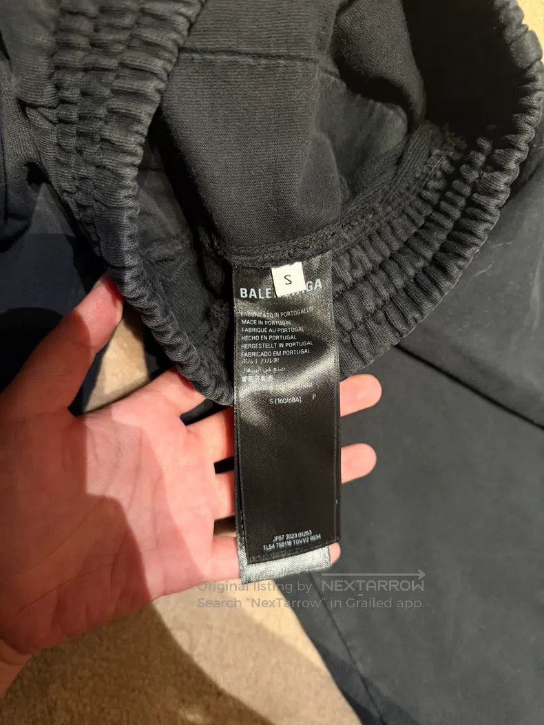 Balenciaga Balenciaga size S Embroidered Black Sports Pants Size US 27 - 4 Thumbnail
