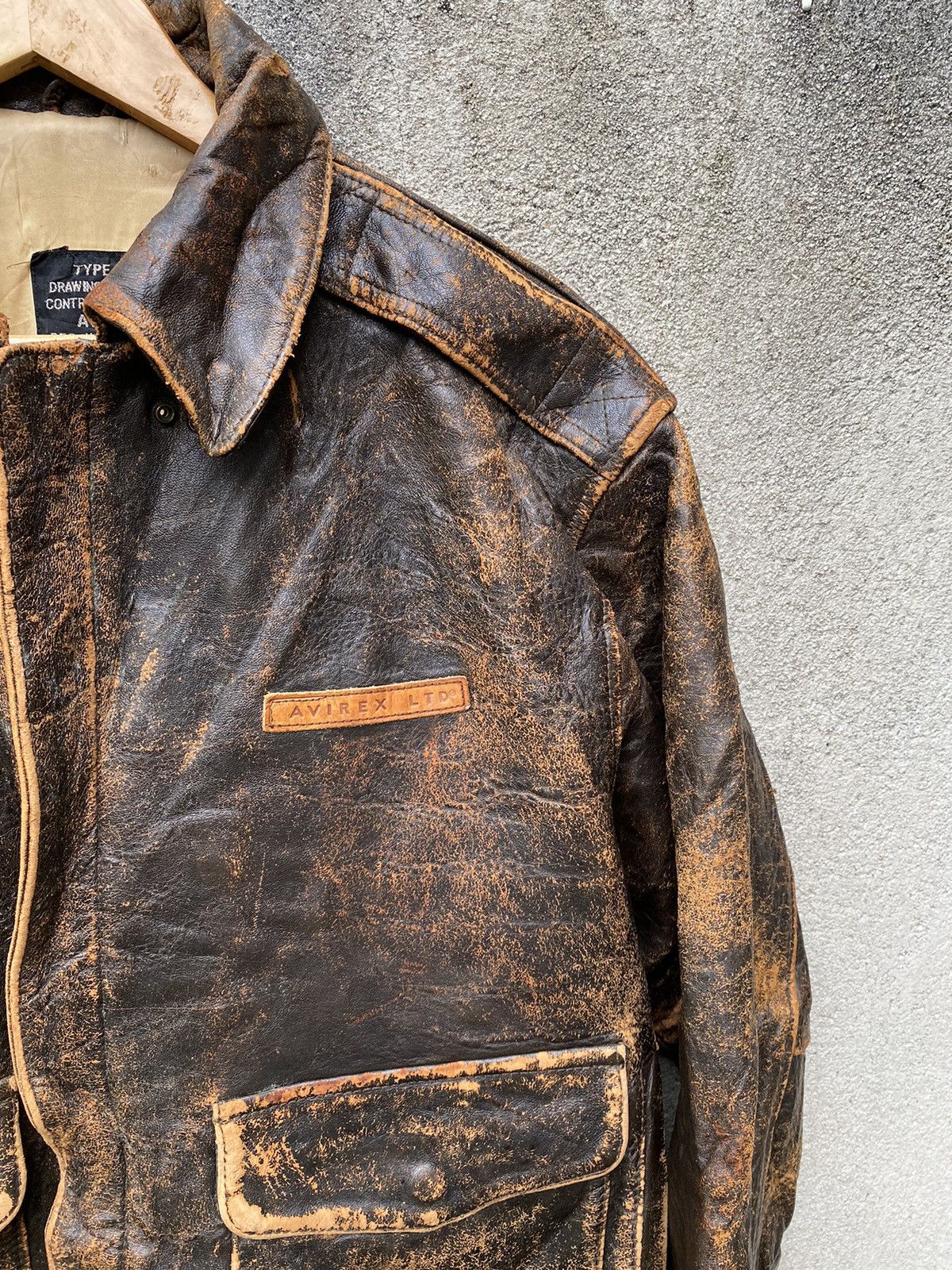 Avirex 1991 Avirex Type A-2 USAF Bomber Leather Jacket Size US M / EU 48-50 / 2 - 5 Thumbnail