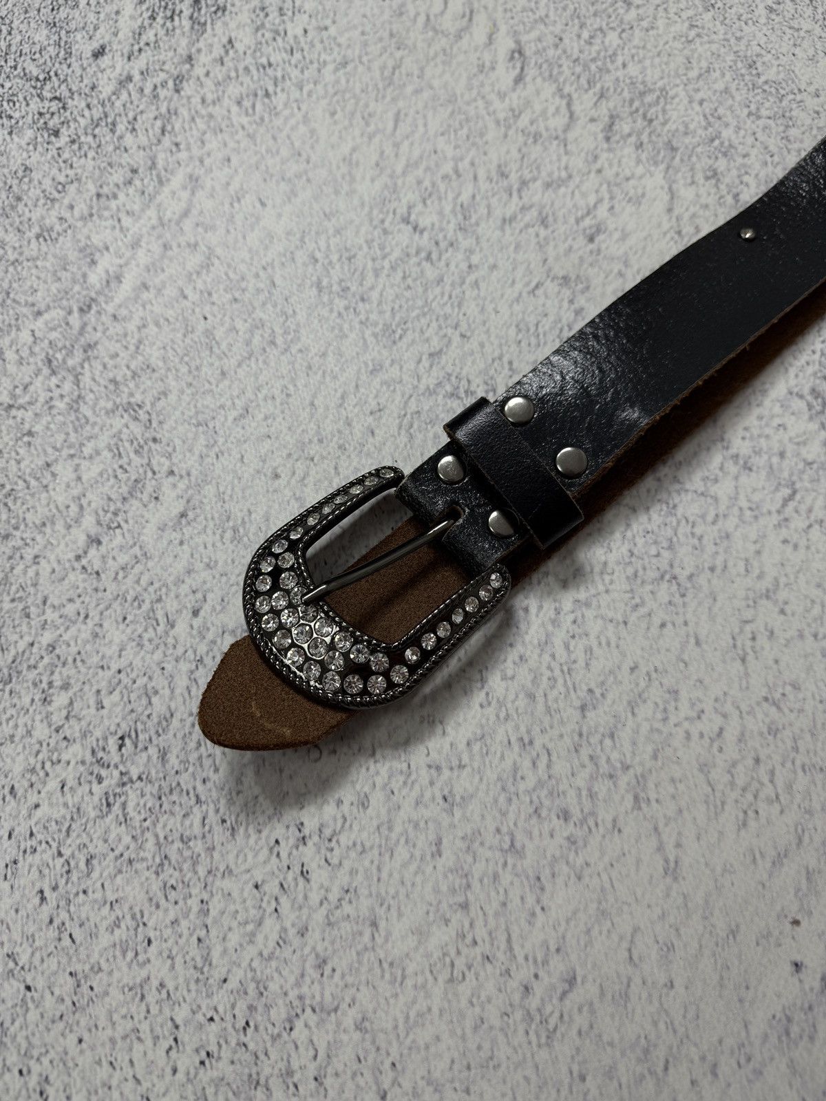 Ed Hardy Vintage Ed Hardy Leather Belt Size ONE SIZE - 3 Thumbnail