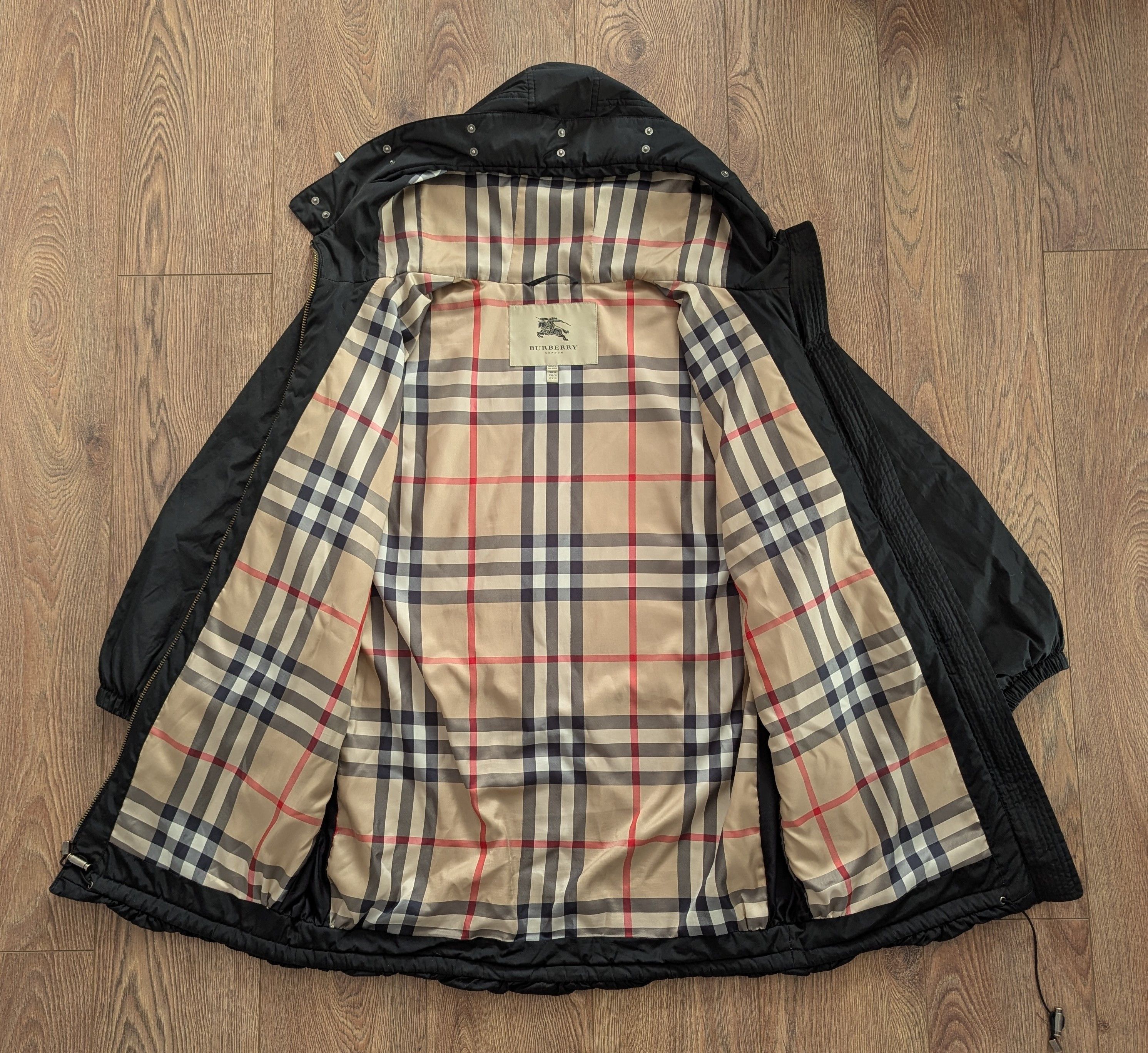 Burberry BURBERRY London Hooded Jacket With Removable Fur Black Size M / US 6-8 / IT 42-44 - 15 Thumbnail