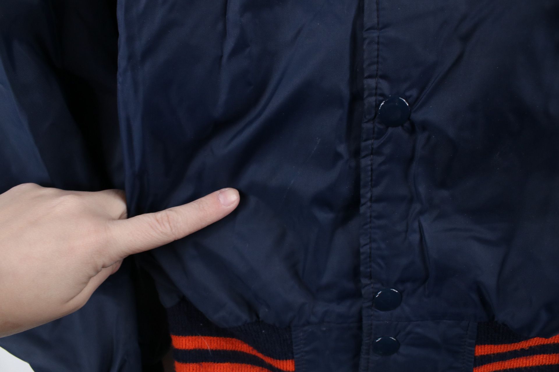 Vintage Vintage 80s Lined Detroit Tigers Baseball Bomber Jacket USA Size US L / EU 52-54 / 3 - 6 Thumbnail