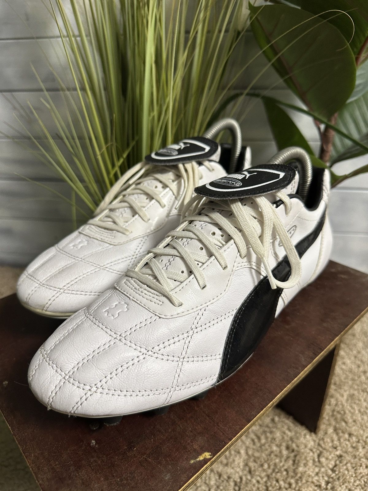 Puma Rare Vintage Soccer Sneakers Puma Esito Leather Size 9 Size US 9 / EU 42 - 4 Thumbnail