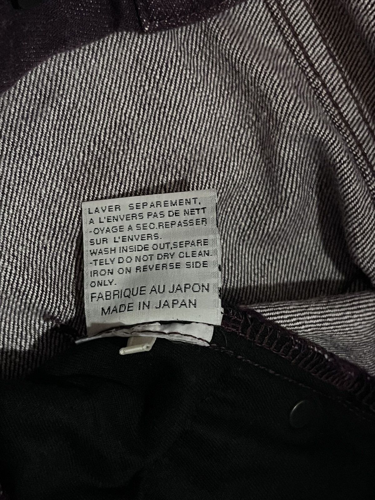 Dior AW08 Dior Blood Burgundy Wax jeans by KVA Waxed Size US 30 / EU 46 - 16 Thumbnail