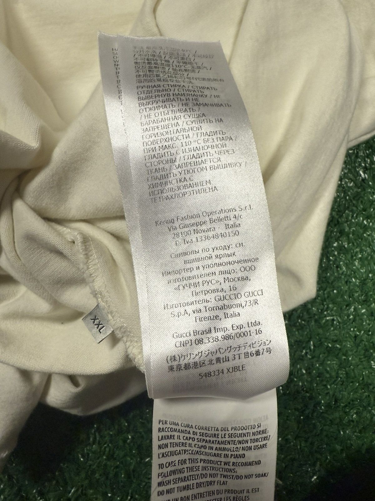 Gucci Gucci “tennis” tee shirt Size US L / EU 52-54 / 3 - 7 Thumbnail
