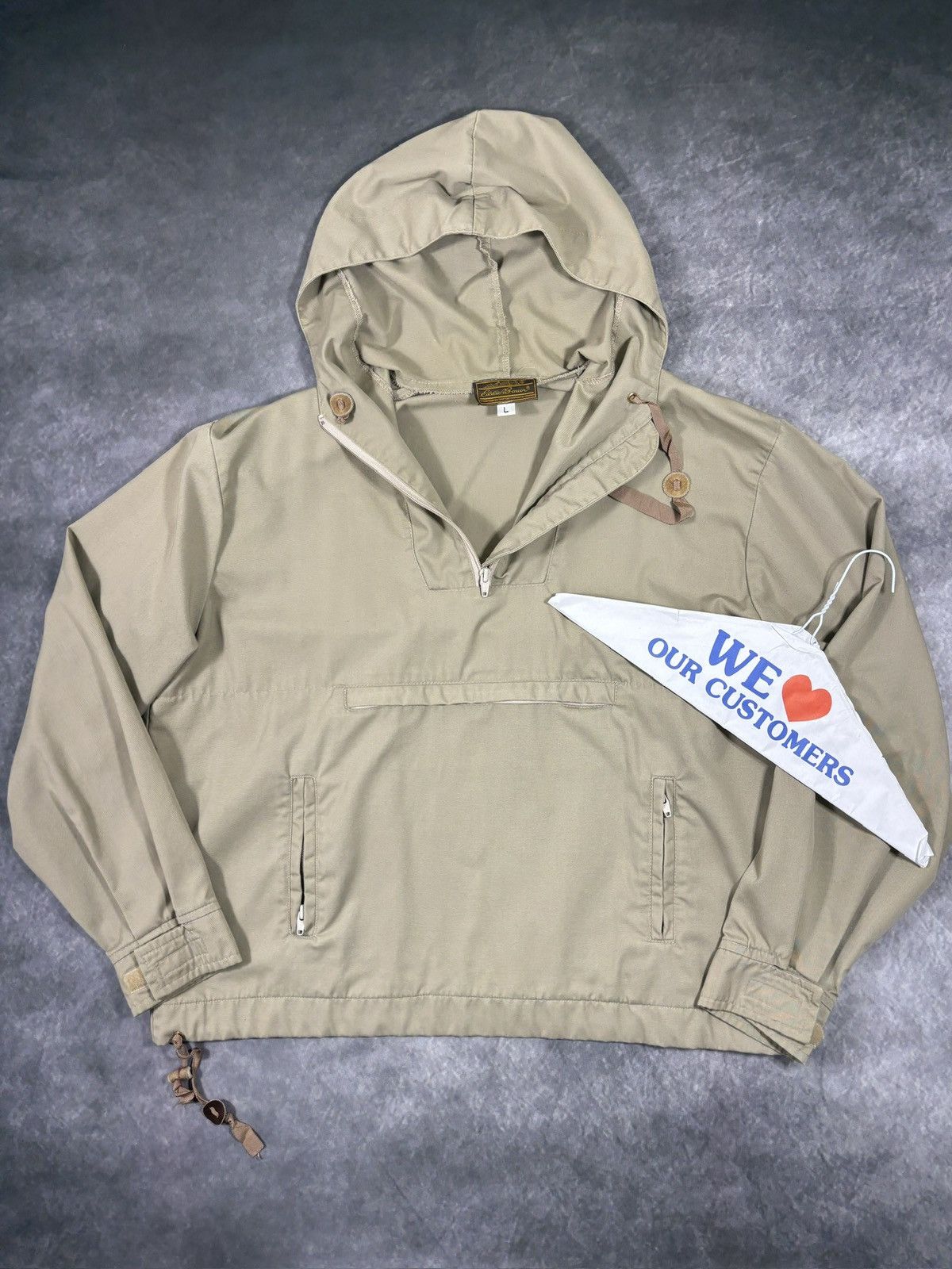 Eddie Bauer Vintage Eddie Bauer Anorak Half Zip Pullover Hoodie Cotton Size US S / EU 44-46 / 1 - 3 Thumbnail