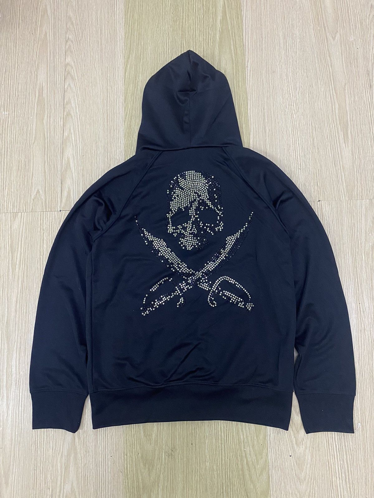 image of Skulls Rz&m Skull Mastermind Inspired Hoodie in Black, Men's (Size Small)