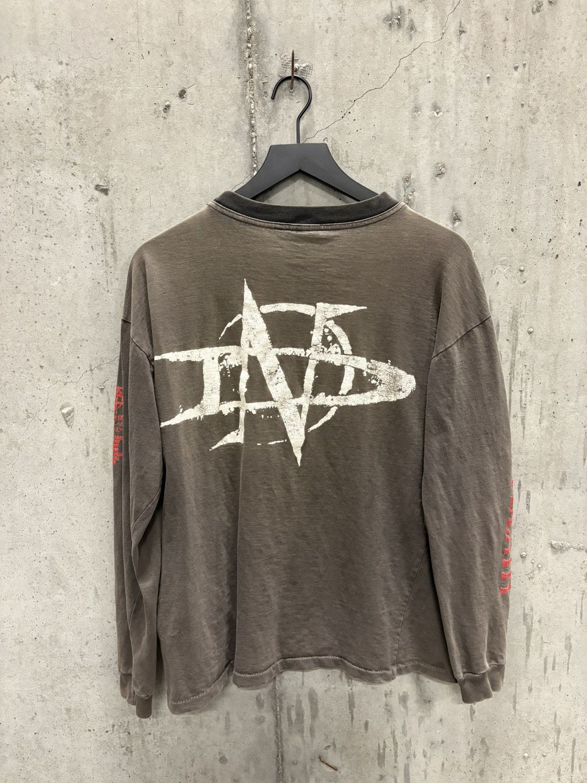 Band Tees Vintage Napalm Death Shirt Thrashed Faded Grunge Band Size US L / EU 52-54 / 3 - 3 Thumbnail