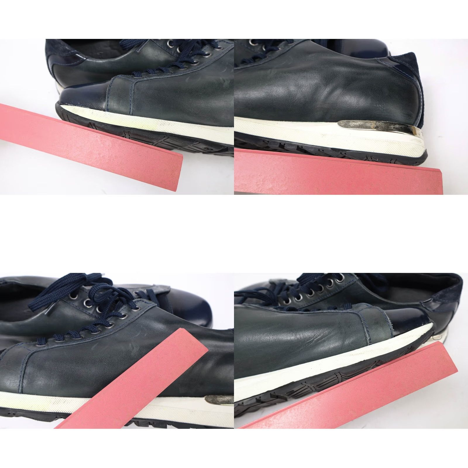 Trussardi Trussardi Mens Leather Low Top Platformed Sneakers Size US M / EU 48-50 / 2 - 10 Thumbnail