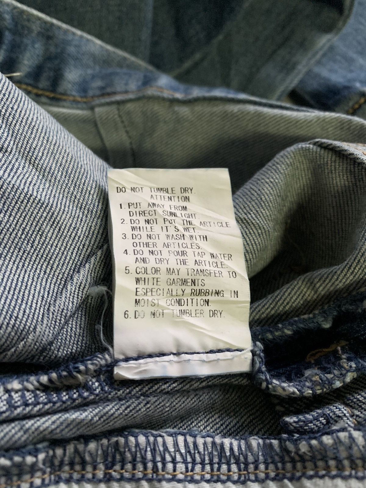 Maison MIHARA YASUHIRO MIHARAYASUHIRO skinny distressed with side goldish line Size US 33 - 9 Thumbnail