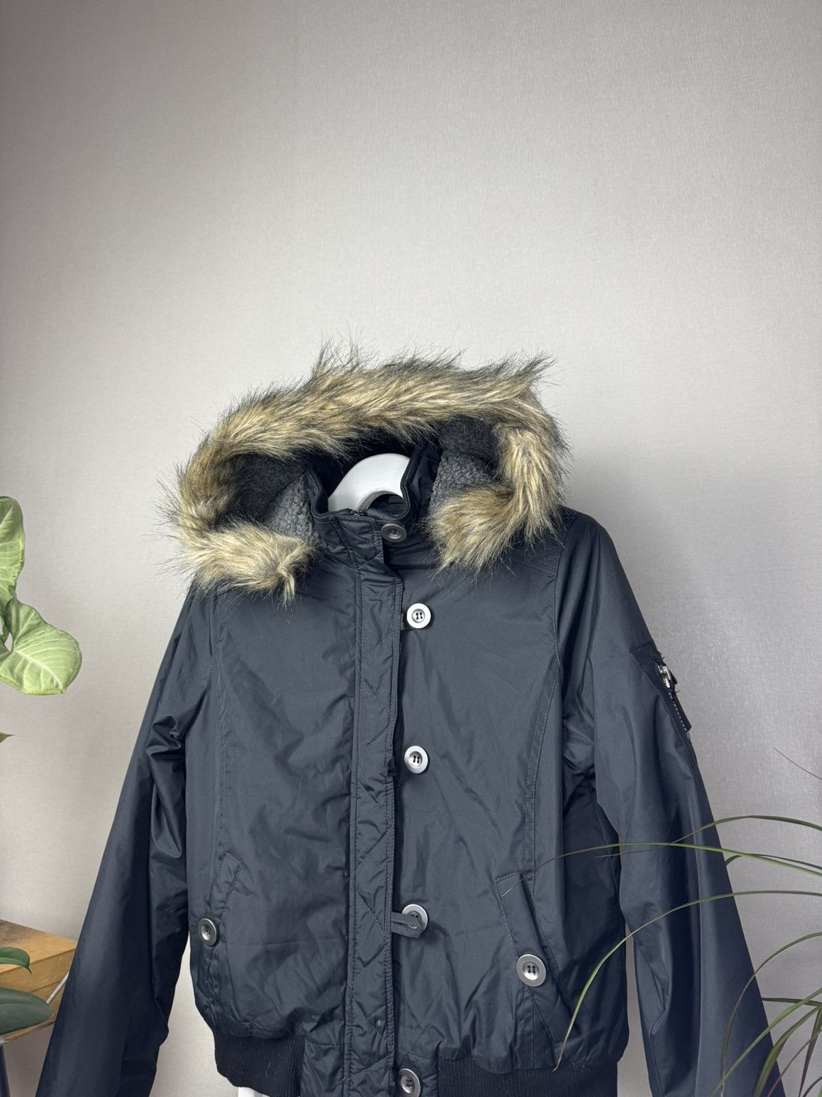 Japanese Brand Vintage Y2K faux fur jacket Ifsixwasnine LGB Goa style Size US S / EU 44-46 / 1 - 2 Thumbnail