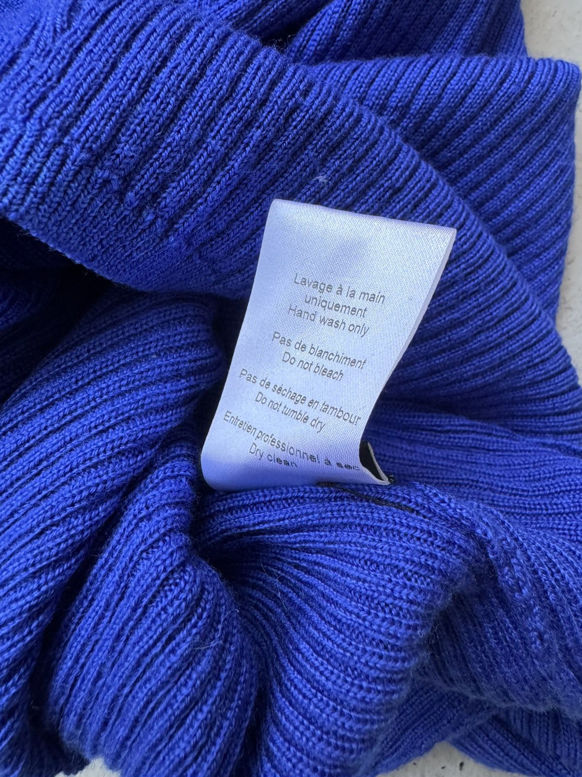 Y/Project Y/Project Blue Long Sleeve Polo Size US L / EU 52-54 / 3 - 8 Thumbnail