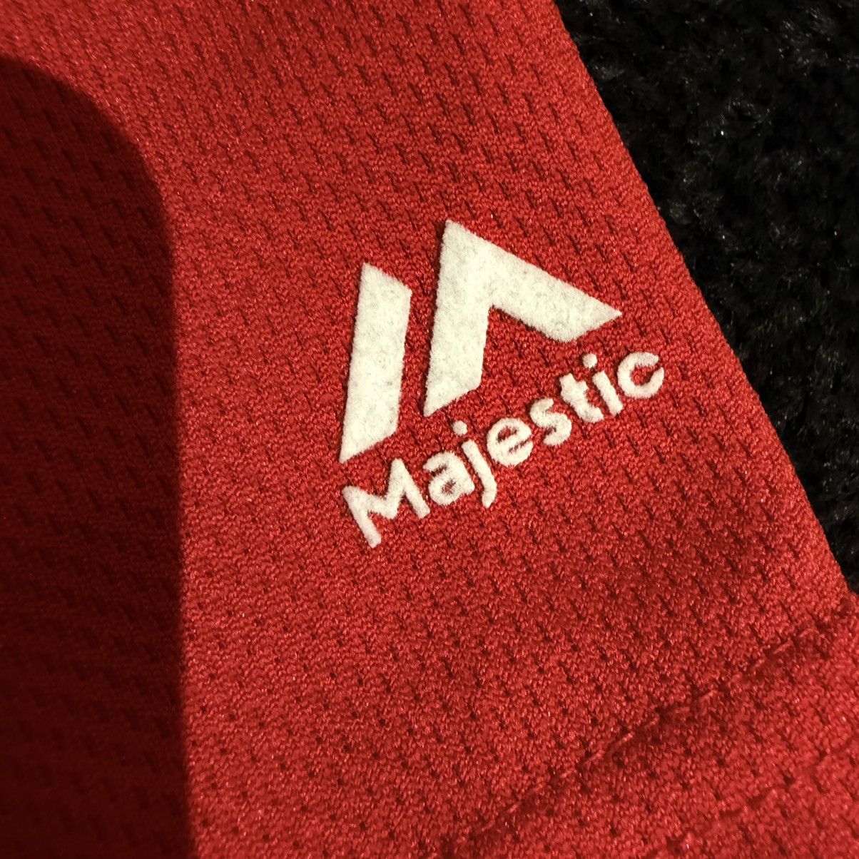 Majestic St. Louis Cardinals Majestic Jersey Red Mens L MLB Vintage Size US L / EU 52-54 / 3 - 6 Thumbnail