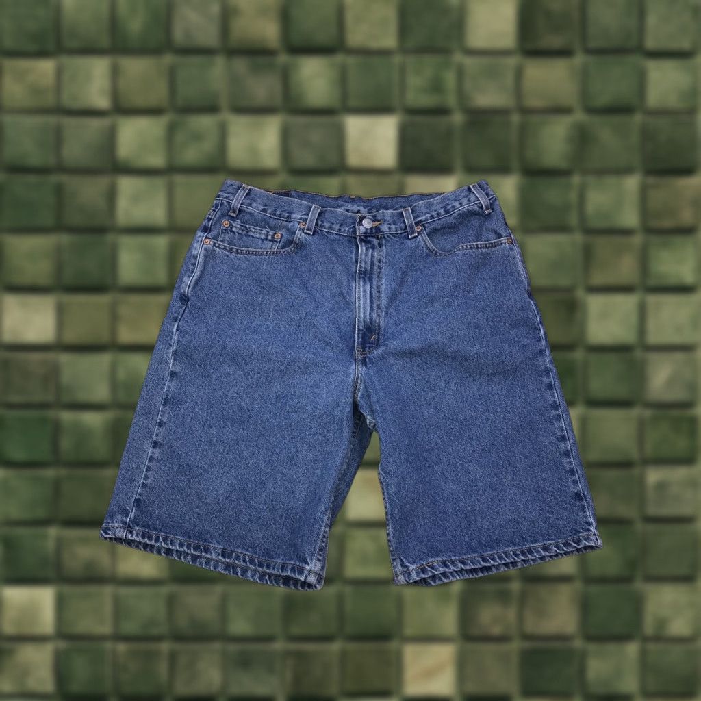 Levi's VINTAGE Levi’s 550 Relaxed Fit Jean Shorts Mens 38 Bermuda Denim Blue 90s Streetwear Shorts Mens Size US 38 / EU 54 - 1 Thumbnail