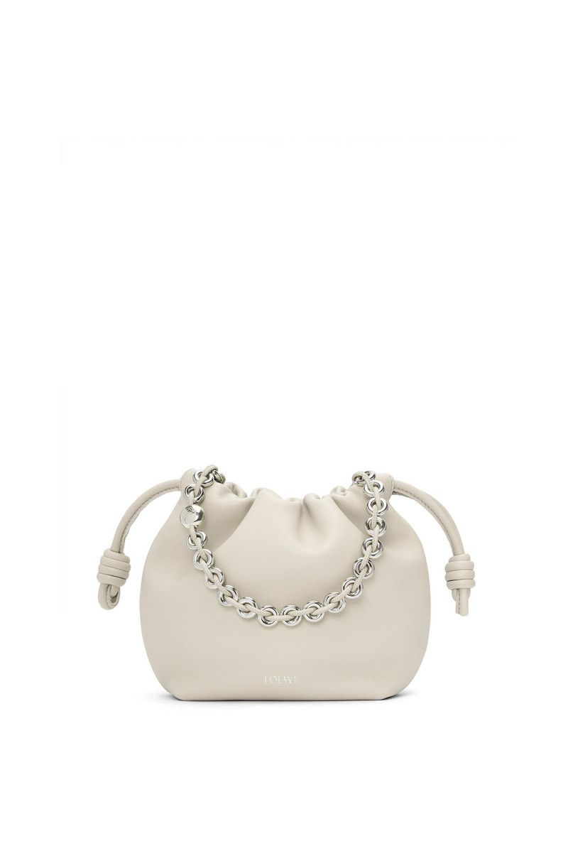 Loewe o1in1g0426 Size: OS/ Mini FlamencoPurse Bag in Sea Salt Size ONE SIZE - 1 Thumbnail