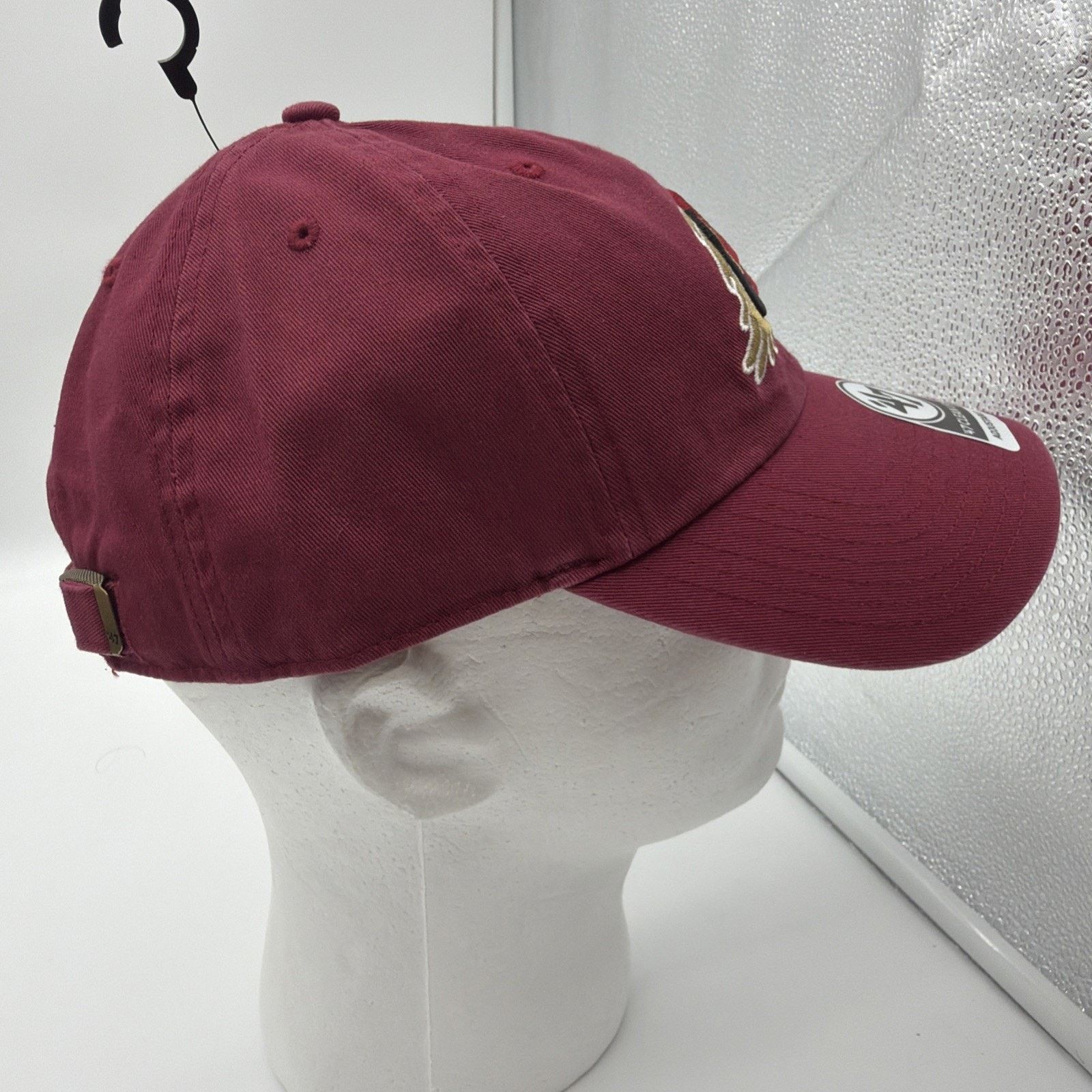 47 Elon University Hat, Red with Gold, Adjustable Hat, New Size ONE SIZE - 6 Thumbnail