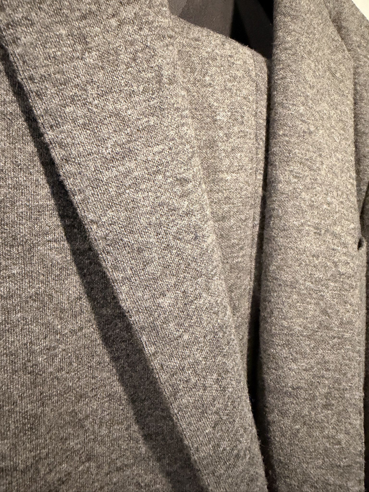 J.Crew J. Crew Gray Jersey Suit Size 36R - 2 Thumbnail