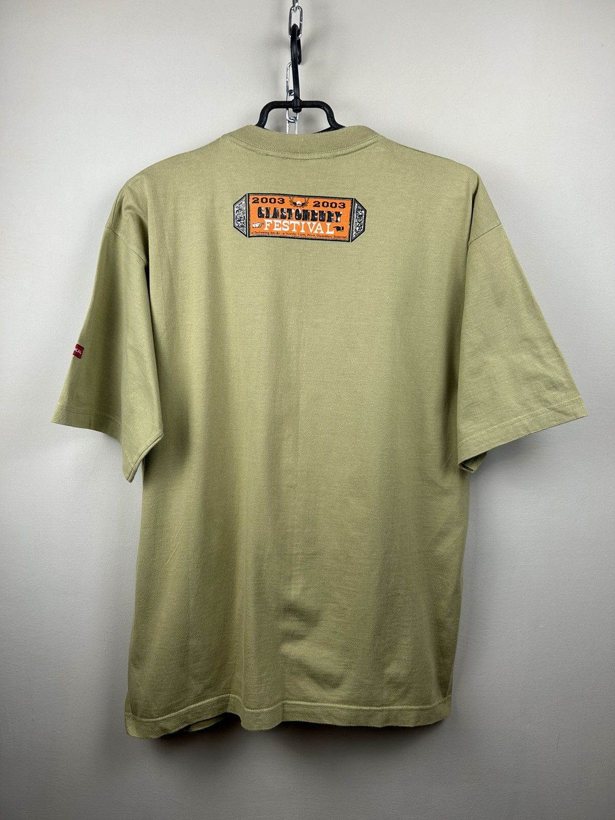 Band Tees Vintage 00s Clastonbury Festival 2003 Radiohead Rem T shirt Size US L / EU 52-54 / 3 - 11 Thumbnail
