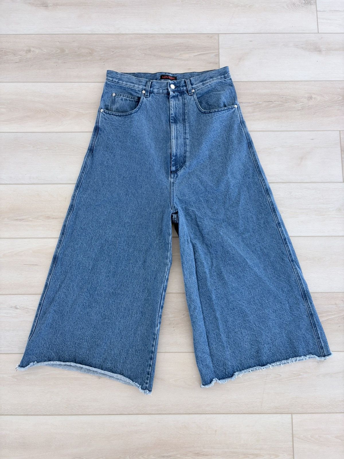 LUU DAN wide leg cropped jeans Size US 34 / EU 50 - 1 Thumbnail