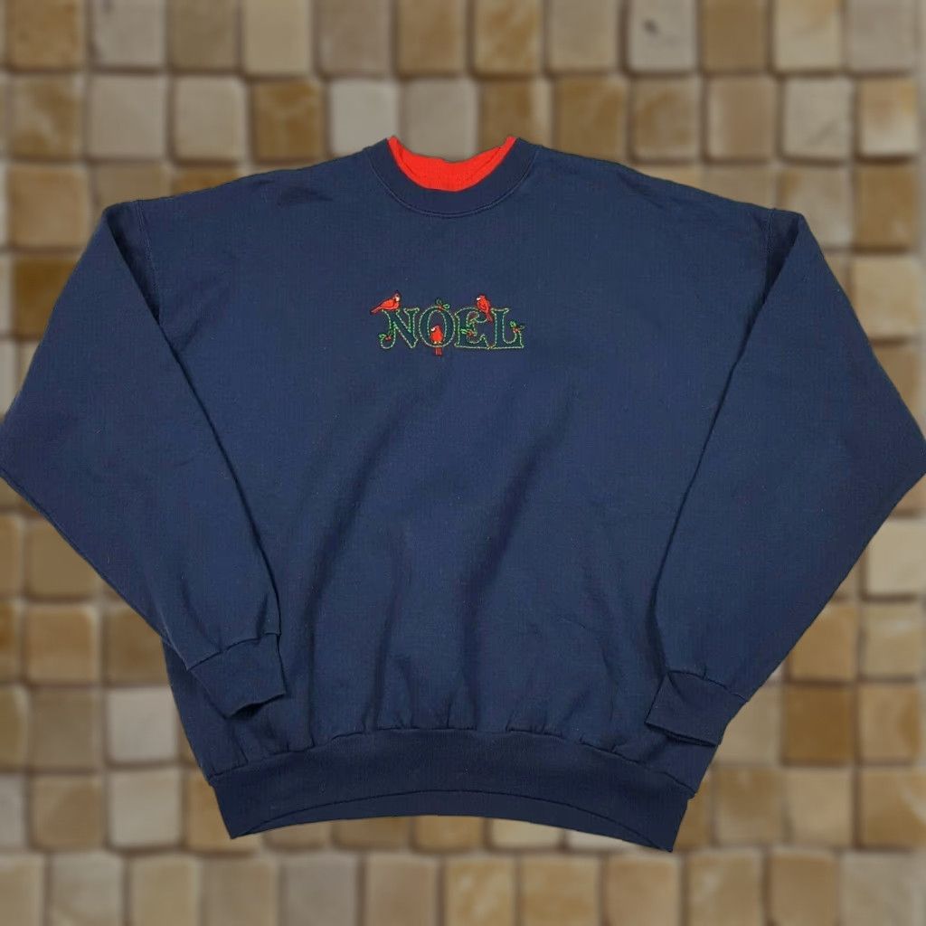 Vintage VINTAGE Noel Red Robin Bird Men's Size XL Holiday Crewneck Christmas Sweatshirt Size US XL / EU 56 / 4 - 1 Thumbnail