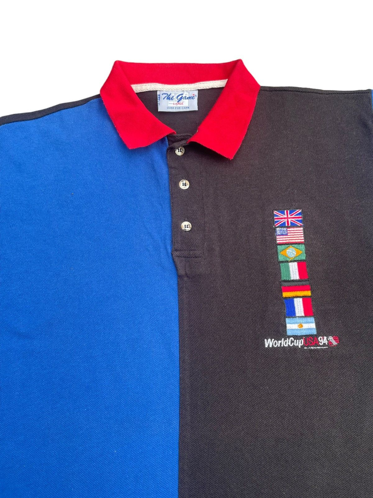 Other Vintage 94 World Cup Usa Polo Tshirt Size US L / EU 52-54 / 3 - 3 Thumbnail