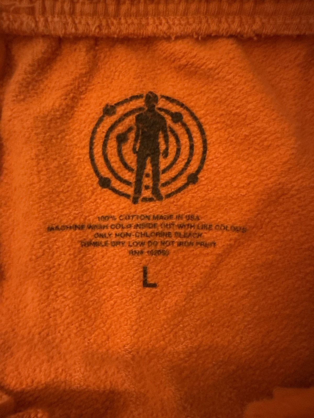Kid Cudi Kid Cudi To The Moon Tour Sweatpants Pants Nasa Orange Large Size US 33 - 3 Thumbnail