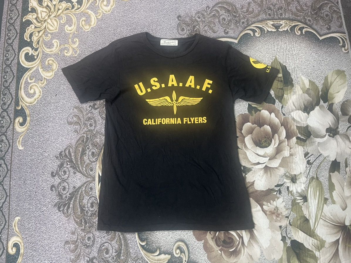 Japanese Brand USAAF California Flyers Beaumere Tshirt Army Size US L / EU 52-54 / 3 - 1 Thumbnail