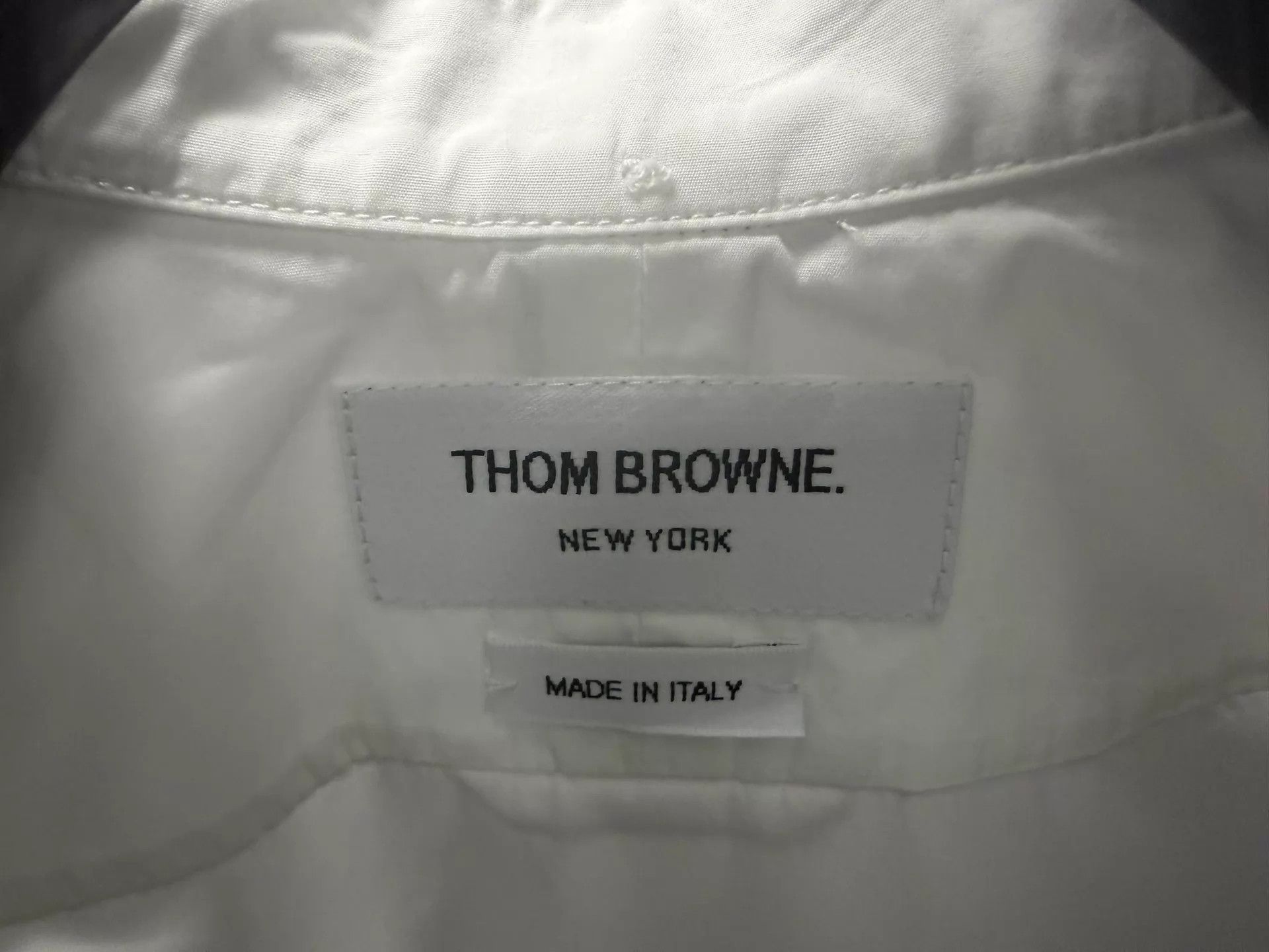 Thom Browne Thom Browne Wmns 3-Color Placket Shirt White Poplin 38 Size XS / US 0-2 / IT 36-38 - 3 Thumbnail