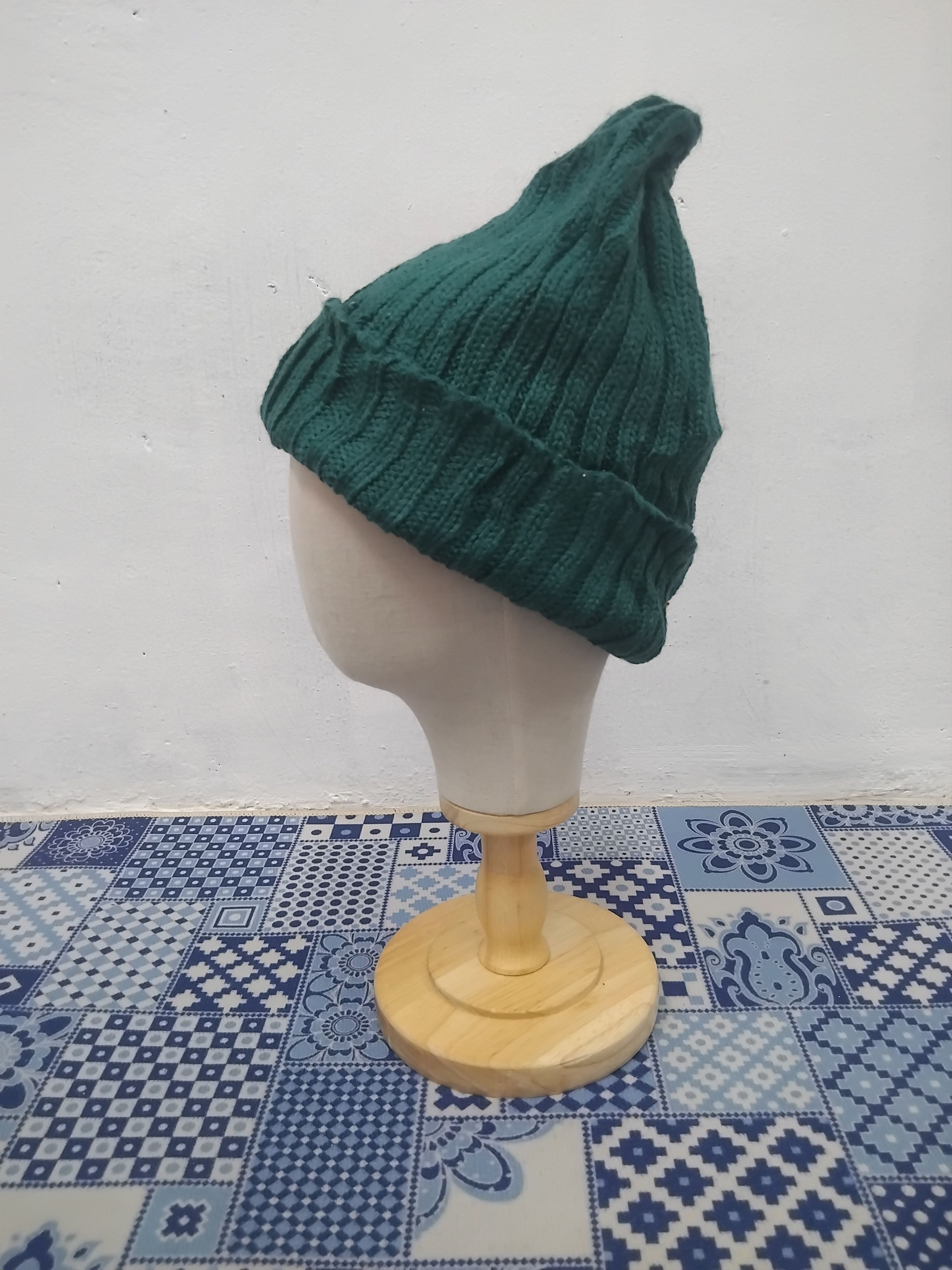 Japanese Brand 💥Heart market green colour beanie Size ONE SIZE - 5 Thumbnail