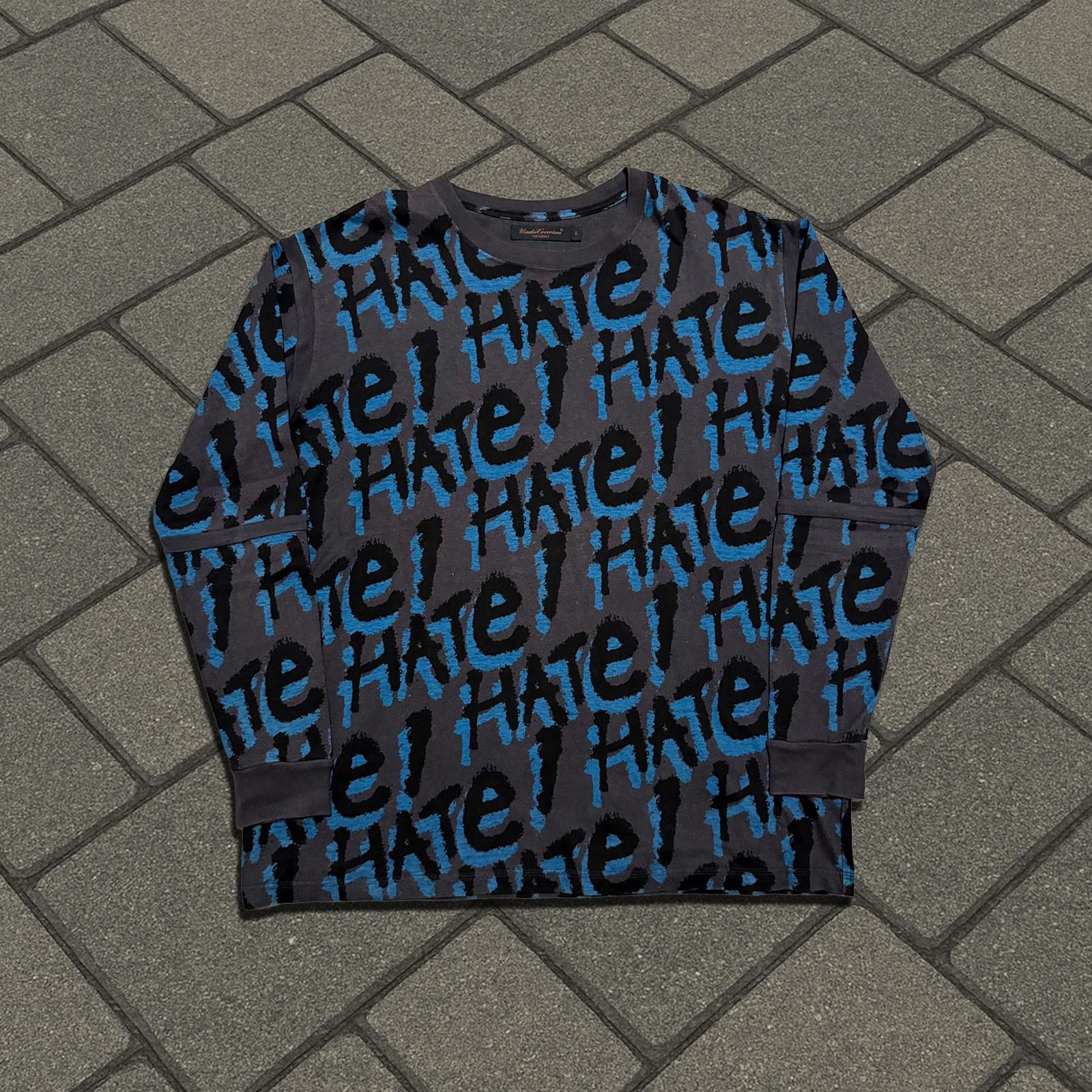 Undercover AW03 Undercover 'Paperdoll' Blue I Hate Longsleeve Size US L / EU 52-54 / 3 - 1 Thumbnail