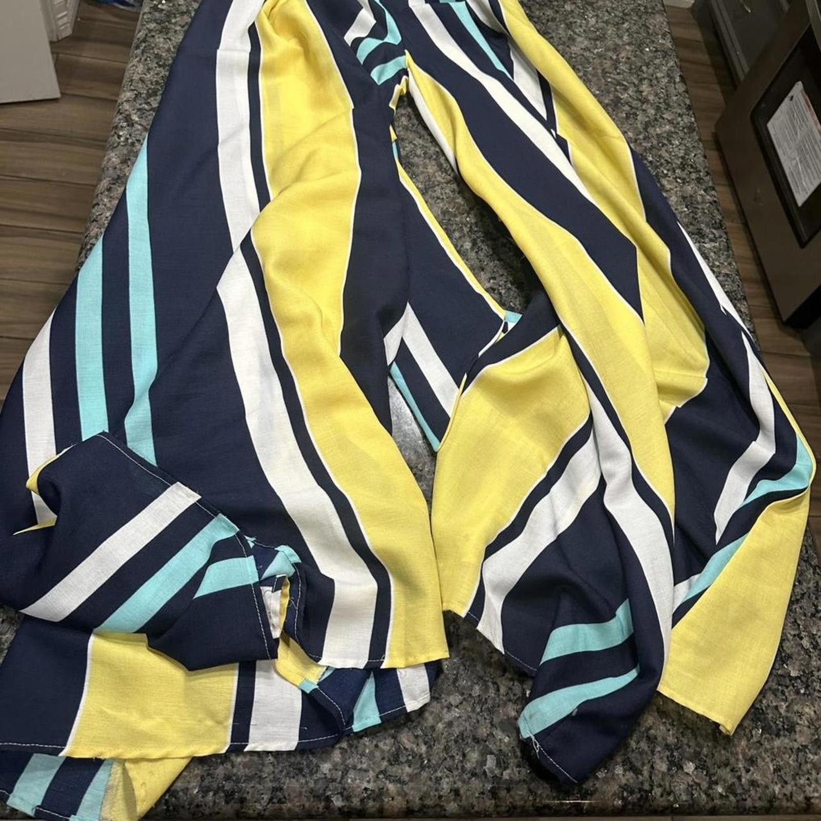 Other Women's Multi and Blue Trousers Size 28" / US 6 / IT 42 - 4 Thumbnail