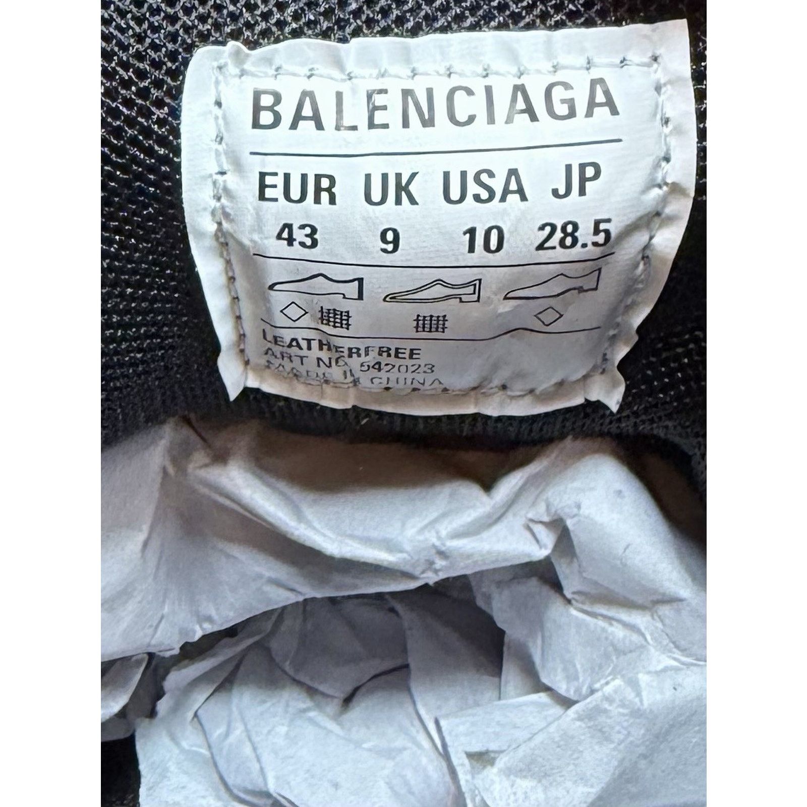Balenciaga Size 43EU/10US - Balenciaga Track Metallic Silver NEW! Size US 10 / EU 43 - 8 Thumbnail