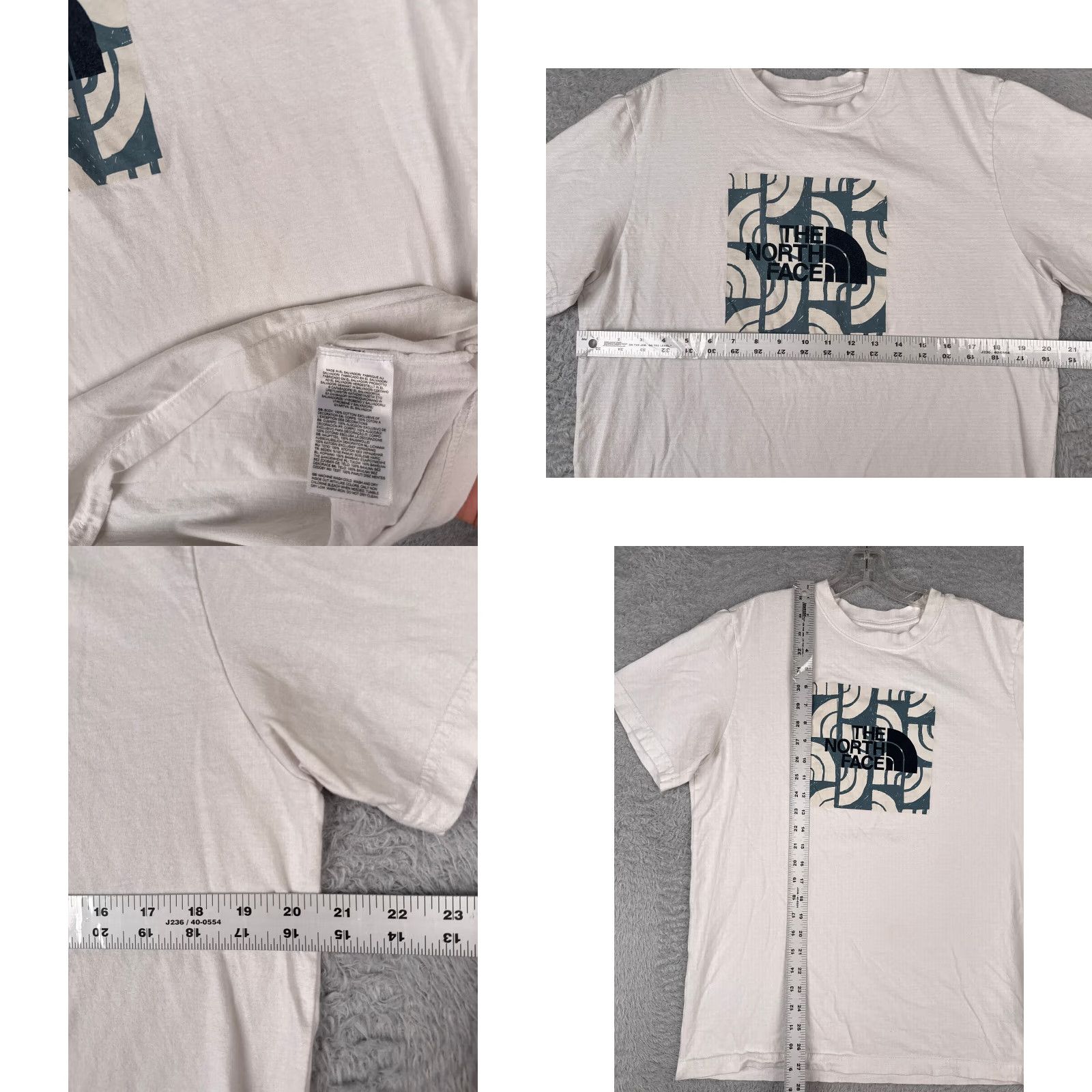 The North Face The North Face Shirt Men Large White Short Sleeve Crew Neck 100% Cotton Jersey Logo All Seasons Breathable Men’s T-Shirt Regular Colorful Size US L / EU 52-54 / 3 - 8 Thumbnail