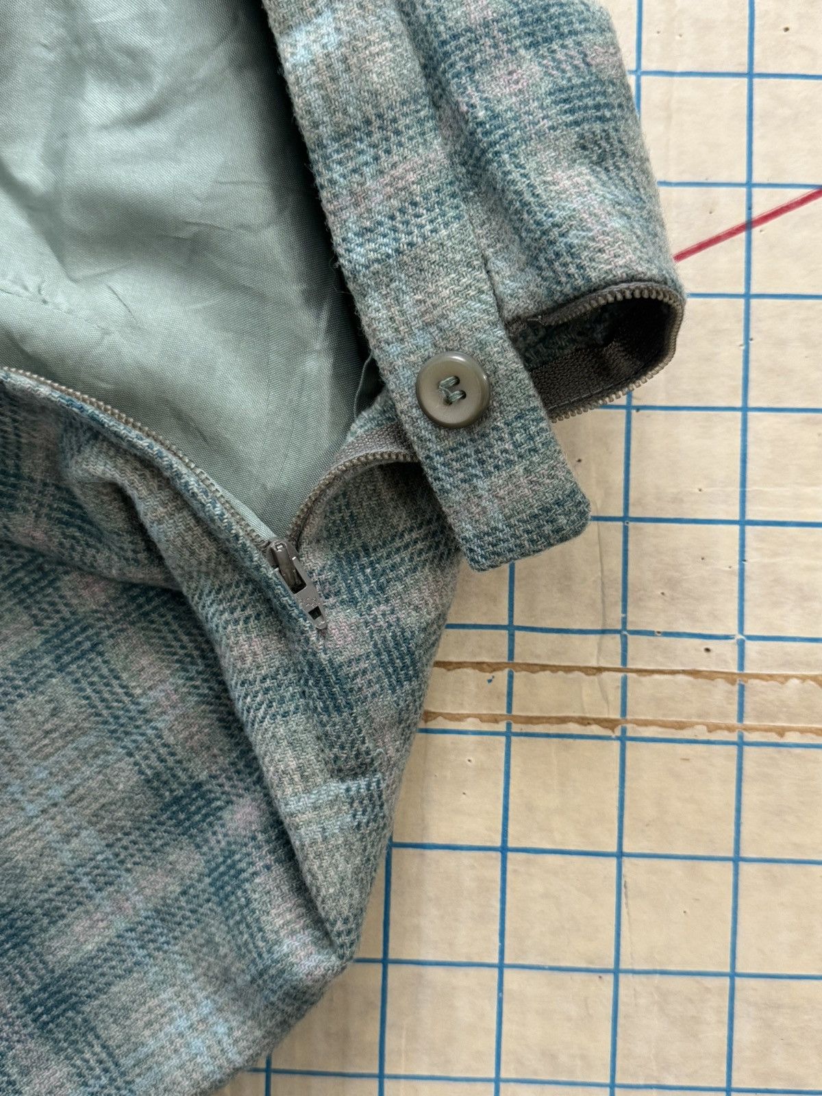 Pendleton × Vintage Vintage Pendleton Wool Plaid Skirt Made in USA Blue Size 28" / US 6 / IT 42 - 10 Thumbnail