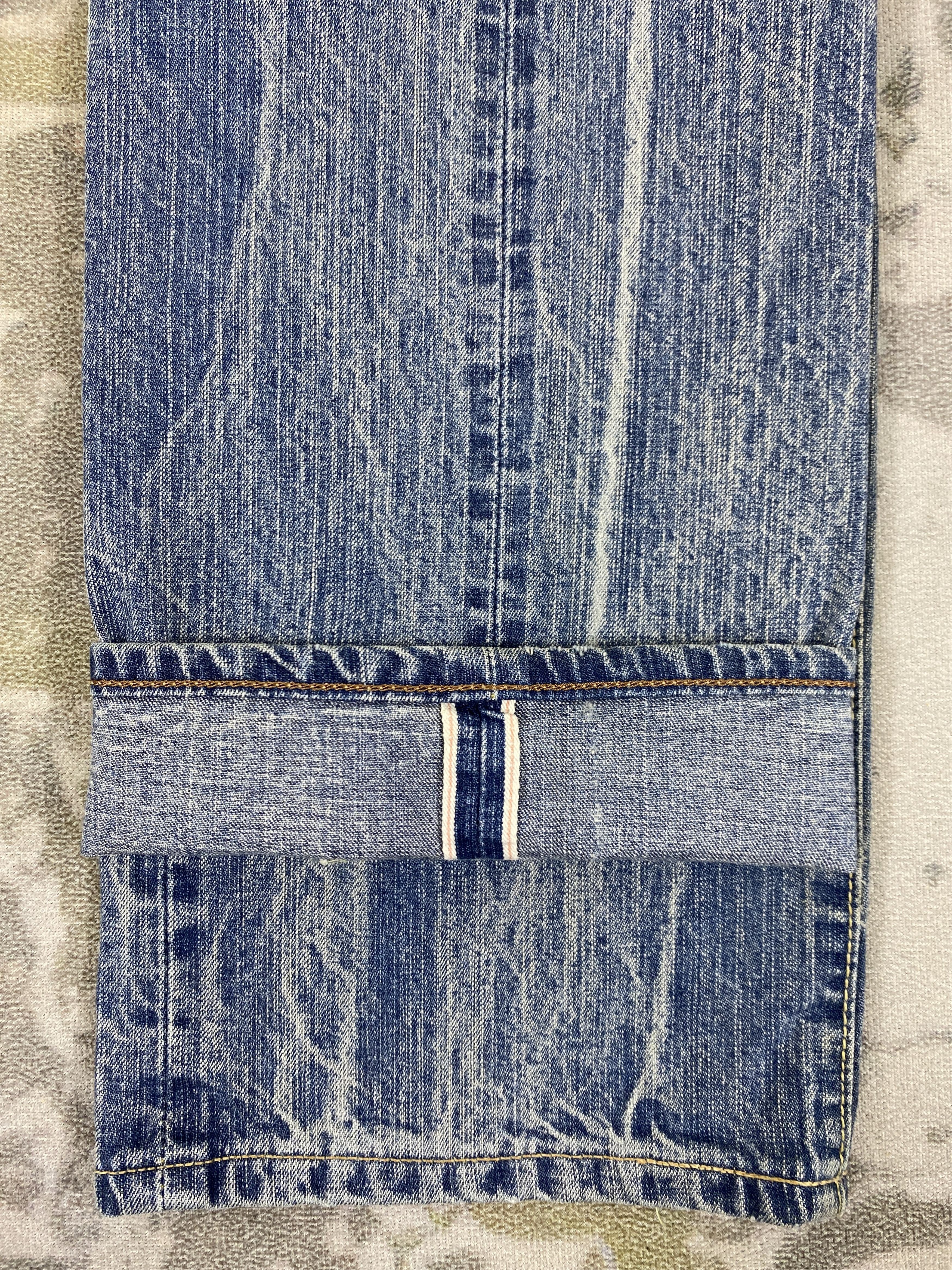 Japanese Brand Redline Vintage Edwin Jeans 31x32 Denim- JN3532 Size US 31 - 12 Thumbnail