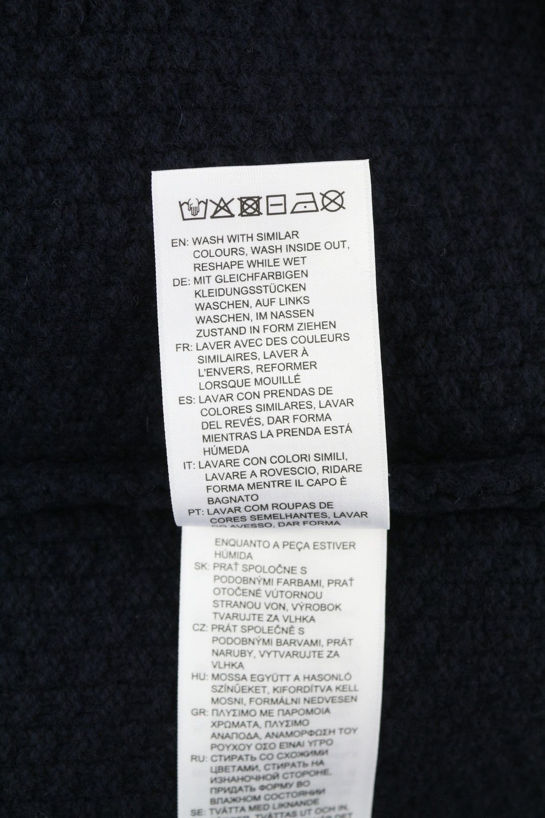 Gant ARAN CARDIGAN M Evening Blue Wool Jumper 87227 Size M / US 6-8 / IT 42-44 - 9 Thumbnail