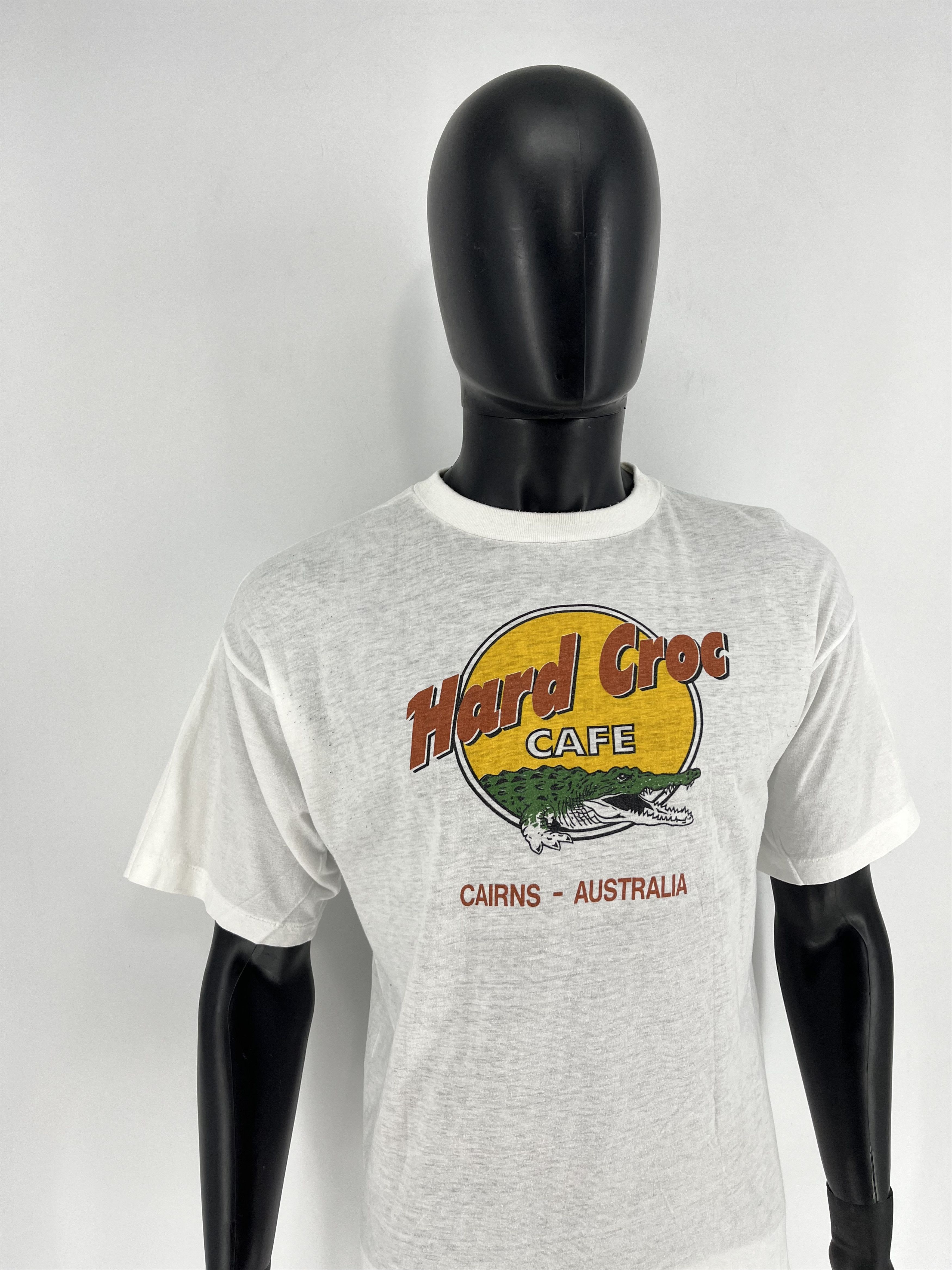 Band Tees Vintage 80/90’s Hard Croc Cafe Cairns Australia Print Thin Size US XL / EU 56 / 4 - 3 Thumbnail