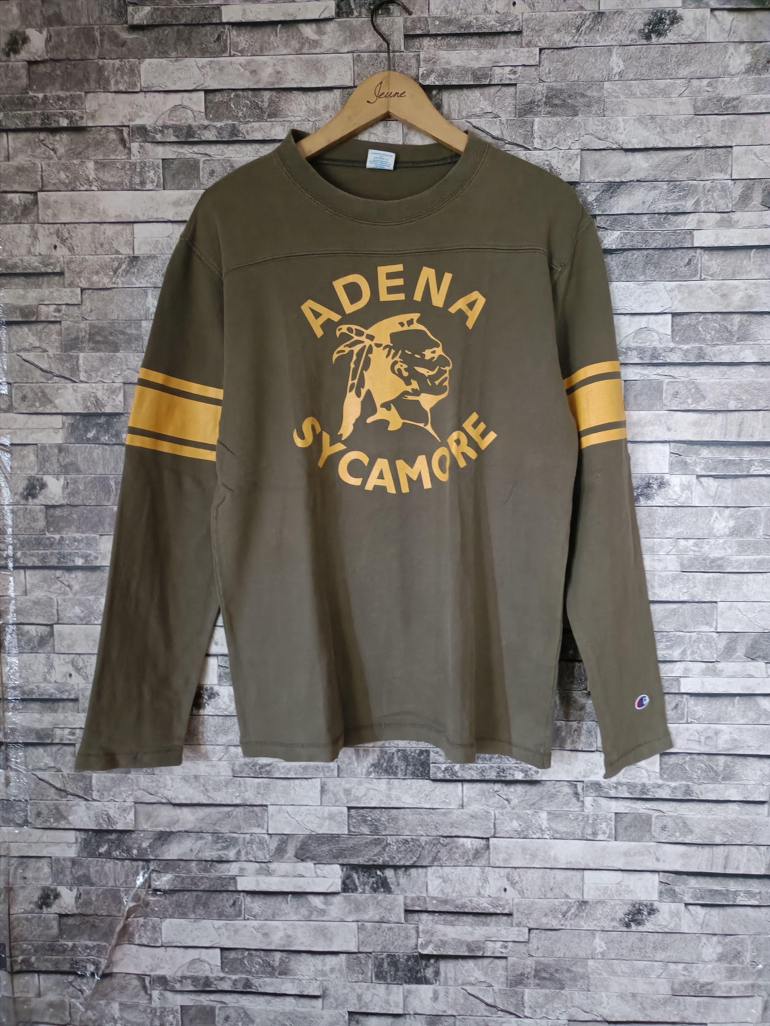 Champion Vintage champion school university long sleeve shirt Size US L / EU 52-54 / 3 - 1 Thumbnail