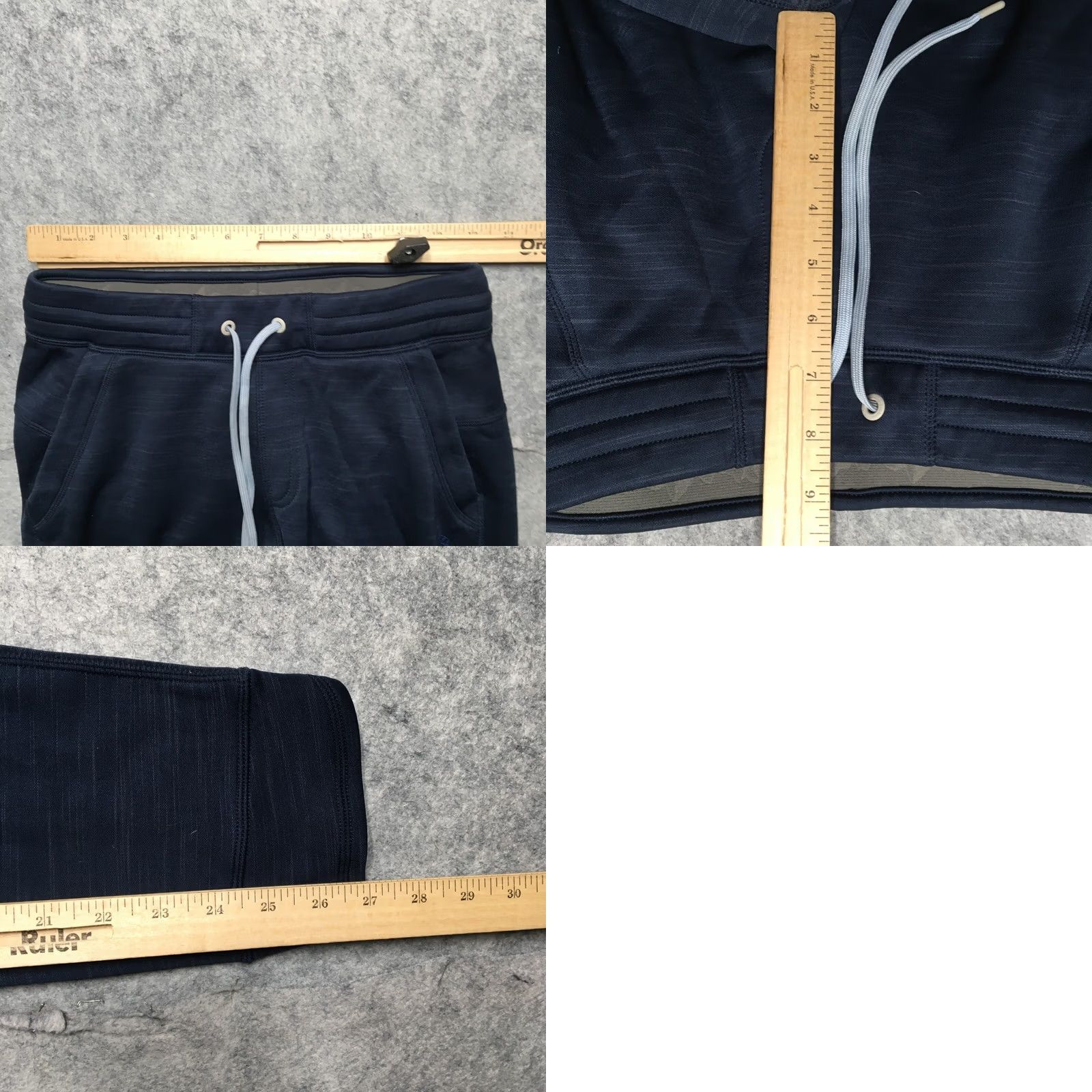 Vintage Stio Gannett Peak Fleece Jogger Pants Womens Small S Navy Blue Performance Hike ZIP-UPC: N/A Size 28" / US 6 / IT 42 - 9 Thumbnail