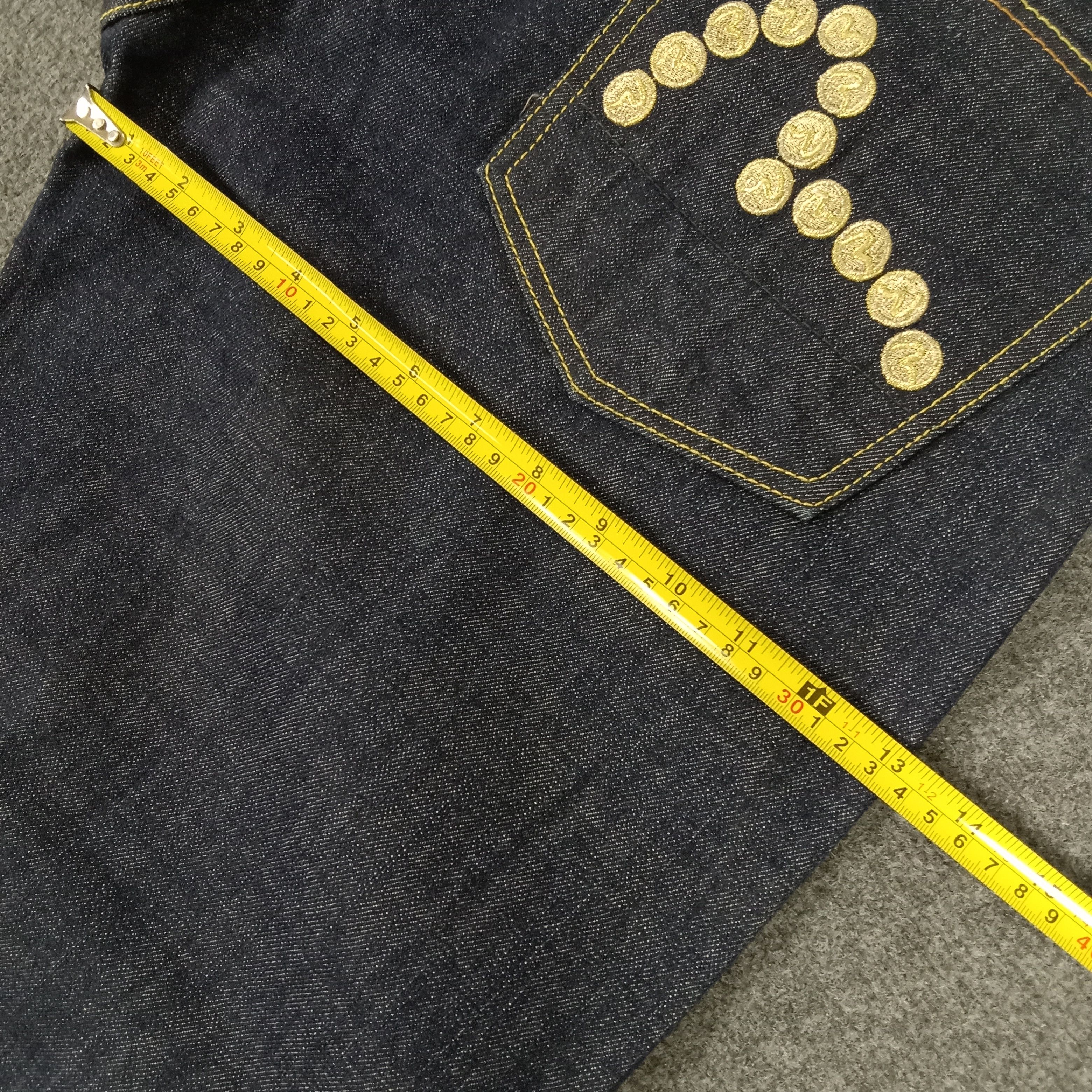 Japanese Brand × Vintage Evisu Japanese Brand Daicock Custom Art Denim Jeans Size US 31 - 11 Thumbnail