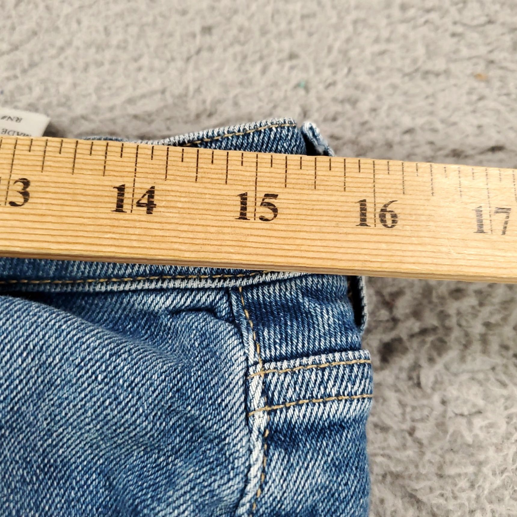 Frank & Eileen FRANK & EILEEN Cork Jeans Womens 31 Blues Denim Ankle 5-Pocket Stretch Cotton Spandex Regular Zip Button Vintage? No. Size 24" / US 00 / IT 34 - 2 Thumbnail