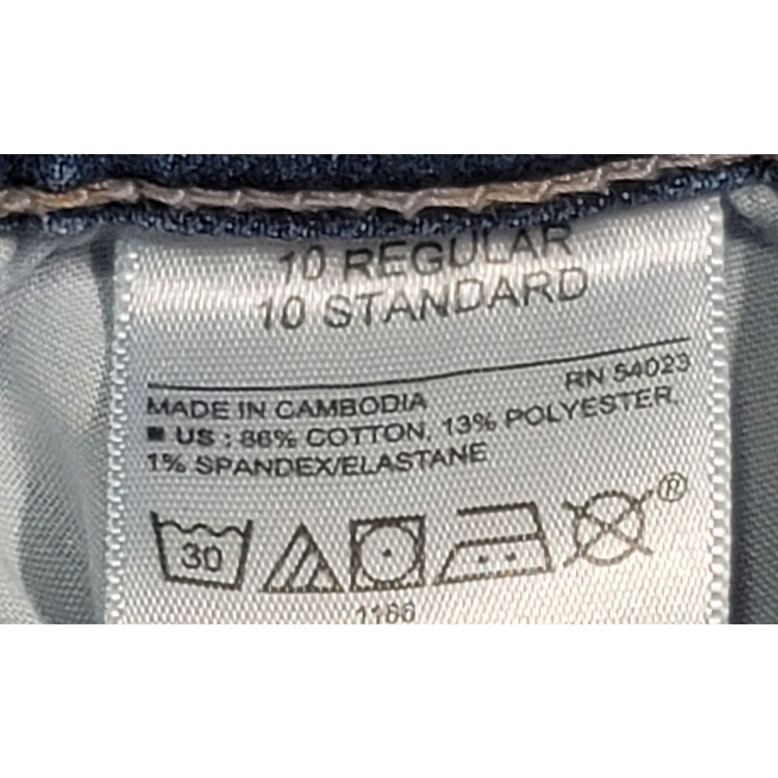 Old Navy Old Navy Blue Lightwashed 5 Pocket Mid Rise Jeans 10 Stretch Size 32" / US 10 / IT 46 - 4 Thumbnail