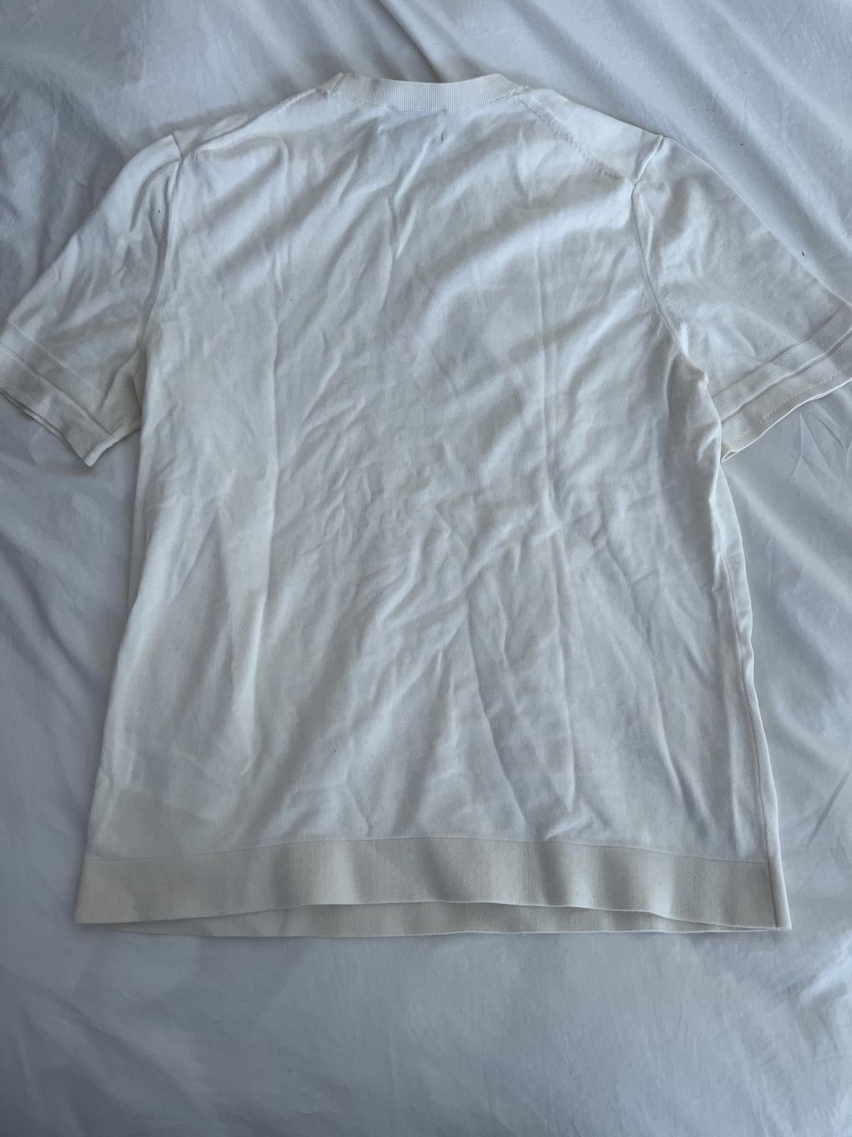 Cos Cos Knitted T-Shirt in Cream Size US S / EU 44-46 / 1 - 4 Thumbnail