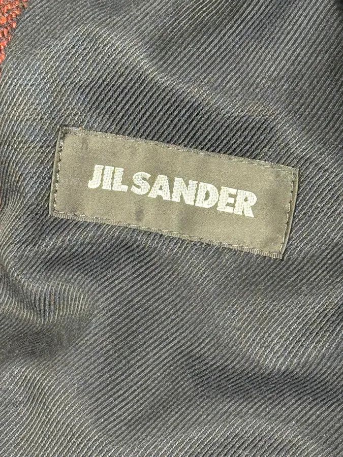 Jil Sander AW2010 Jil Sander Dark Red Tweed Wool Jacket by Raf Simons Size 40R - 10 Thumbnail