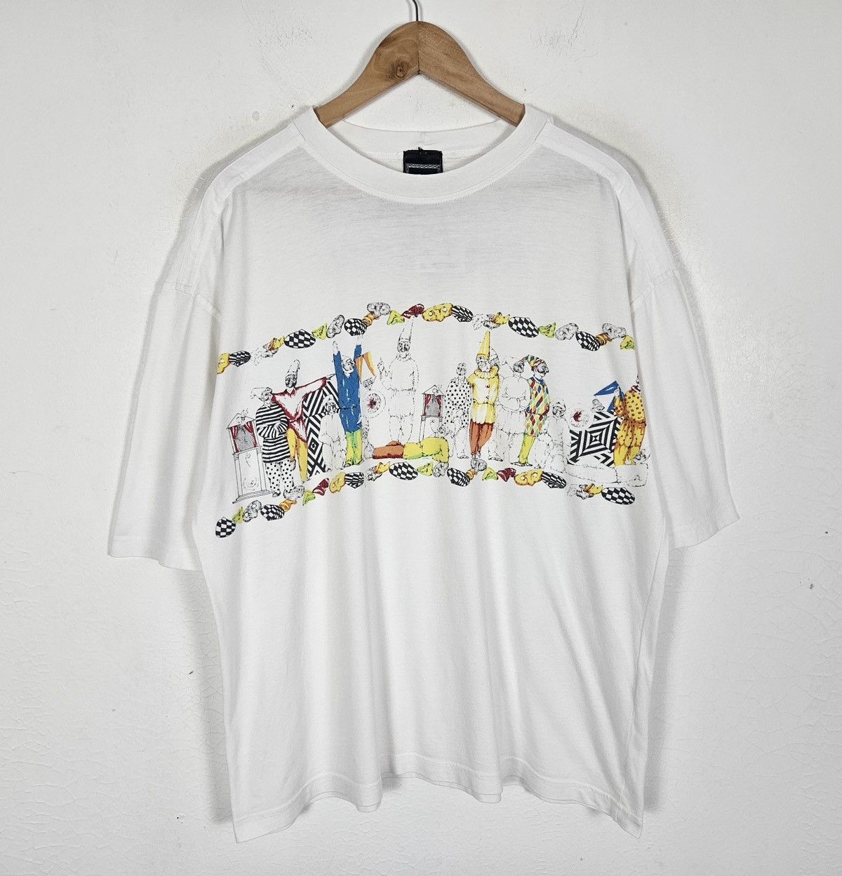 Versace Jeans Couture Vintage Versace Jeans Couture Clown art parade shirt Size US M / EU 48-50 / 2 - 3 Thumbnail