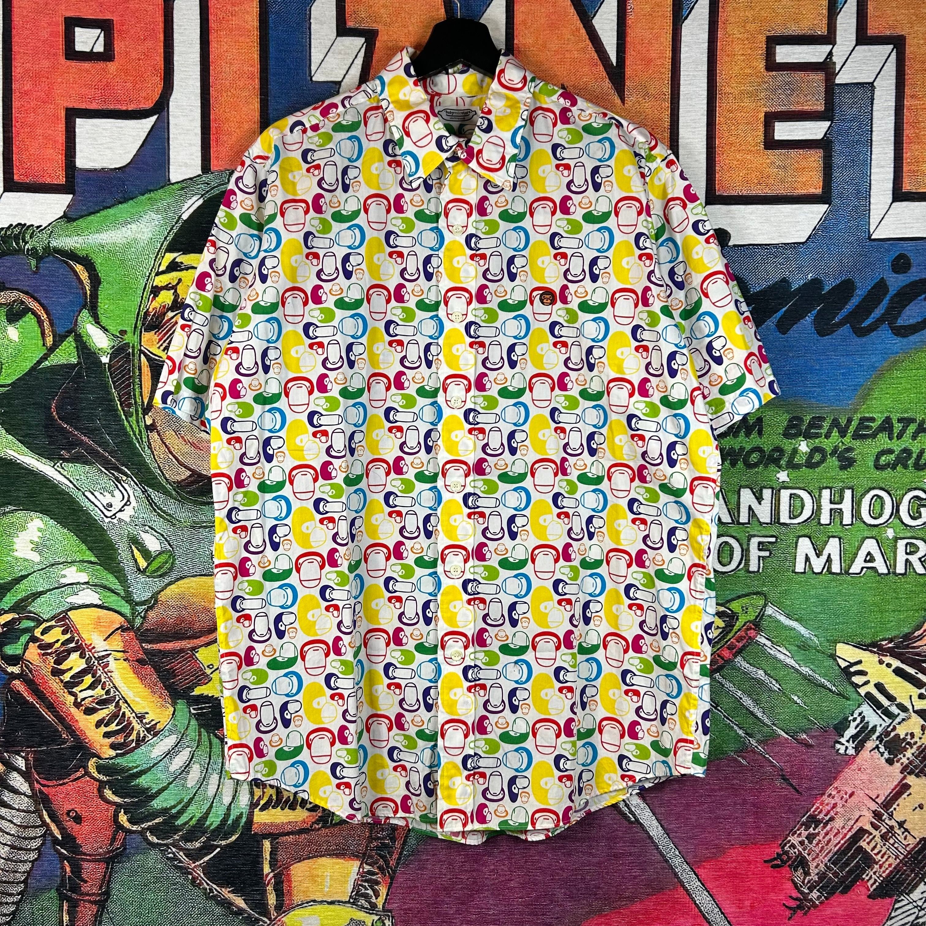 Bape Bape Baby Milo Multi Camo Button Up Size L Size US L / EU 52-54 / 3 - 1 Thumbnail