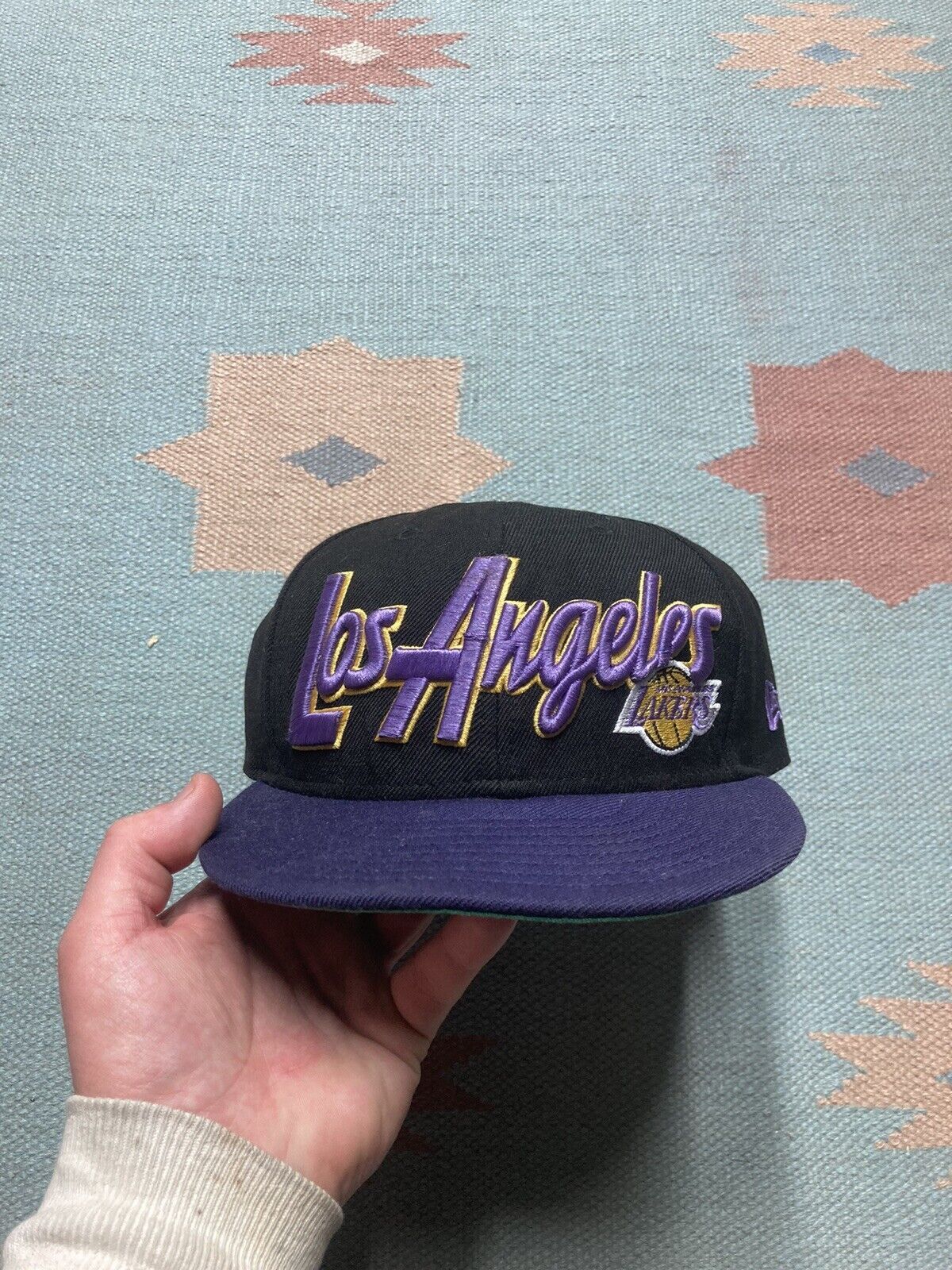 Mitchell & Ness × Vintage Mitchell Ness hat Los Angeles lakers hardwood classics wool Size ONE SIZE - 2 Thumbnail